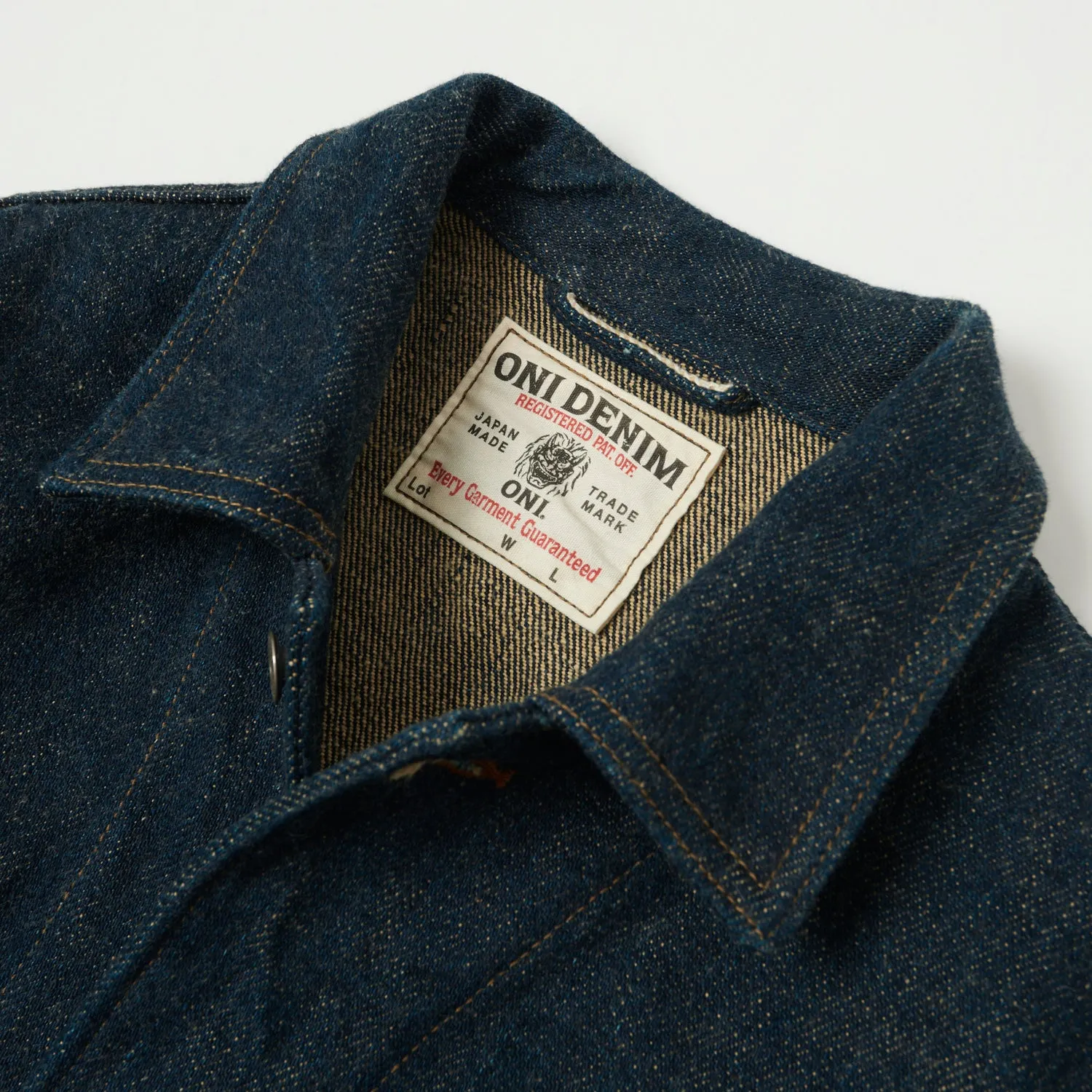 ONI Denim 03502ZR 'Secret Denim' 20oz Coverall Jacket - Rinsed sold by Son of a Stag product image thumbnail 2