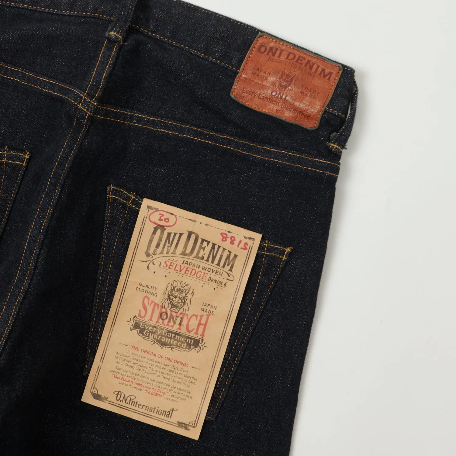 ONI Denim 881S 'Shin Pedal Pusher' Slim Tapered Stretch Jean - One Wash sold by Son of a Stag product image thumbnail 2