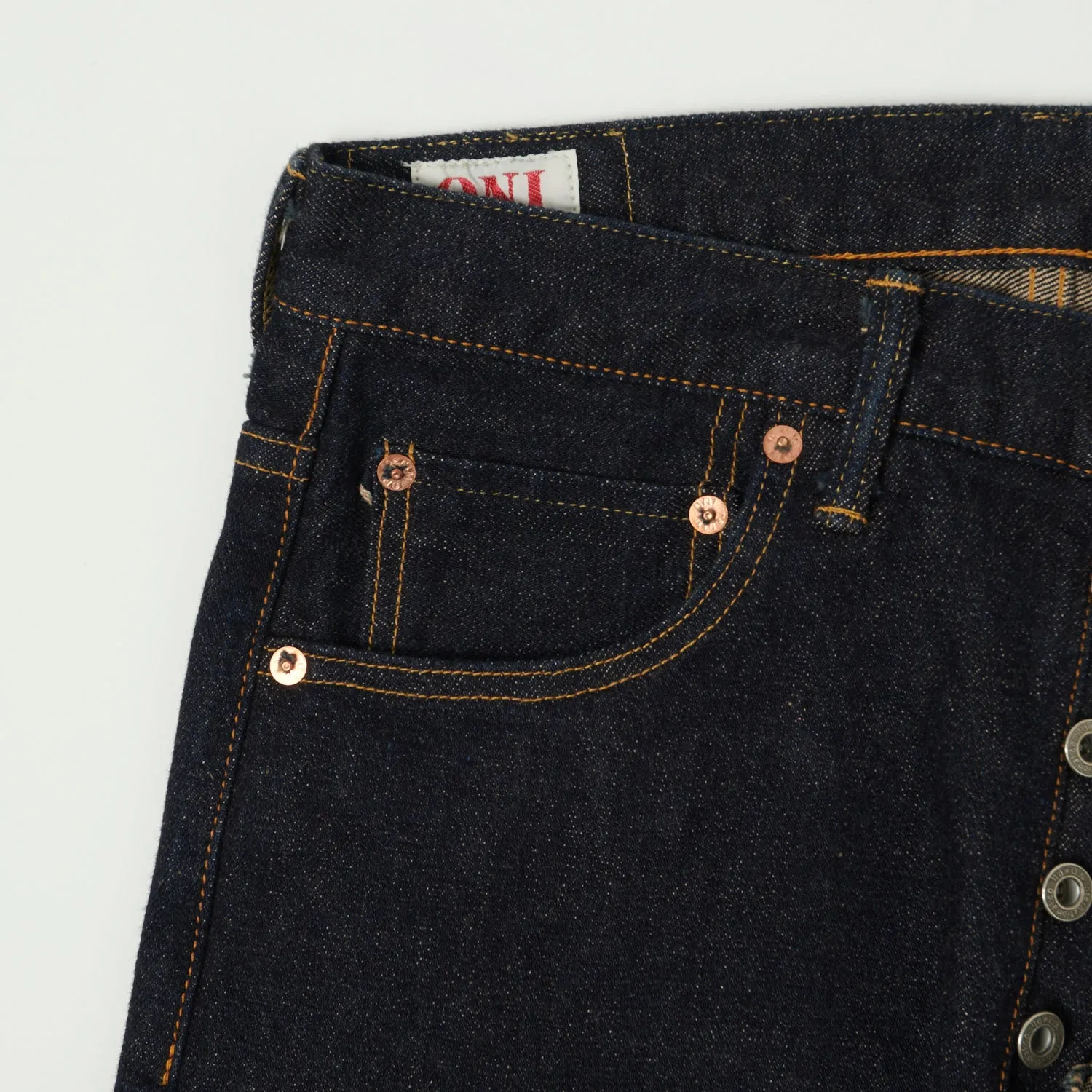 ONI Denim 881S 'Shin Pedal Pusher' Slim Tapered Stretch Jean - One Wash sold by Son of a Stag product image thumbnail 5