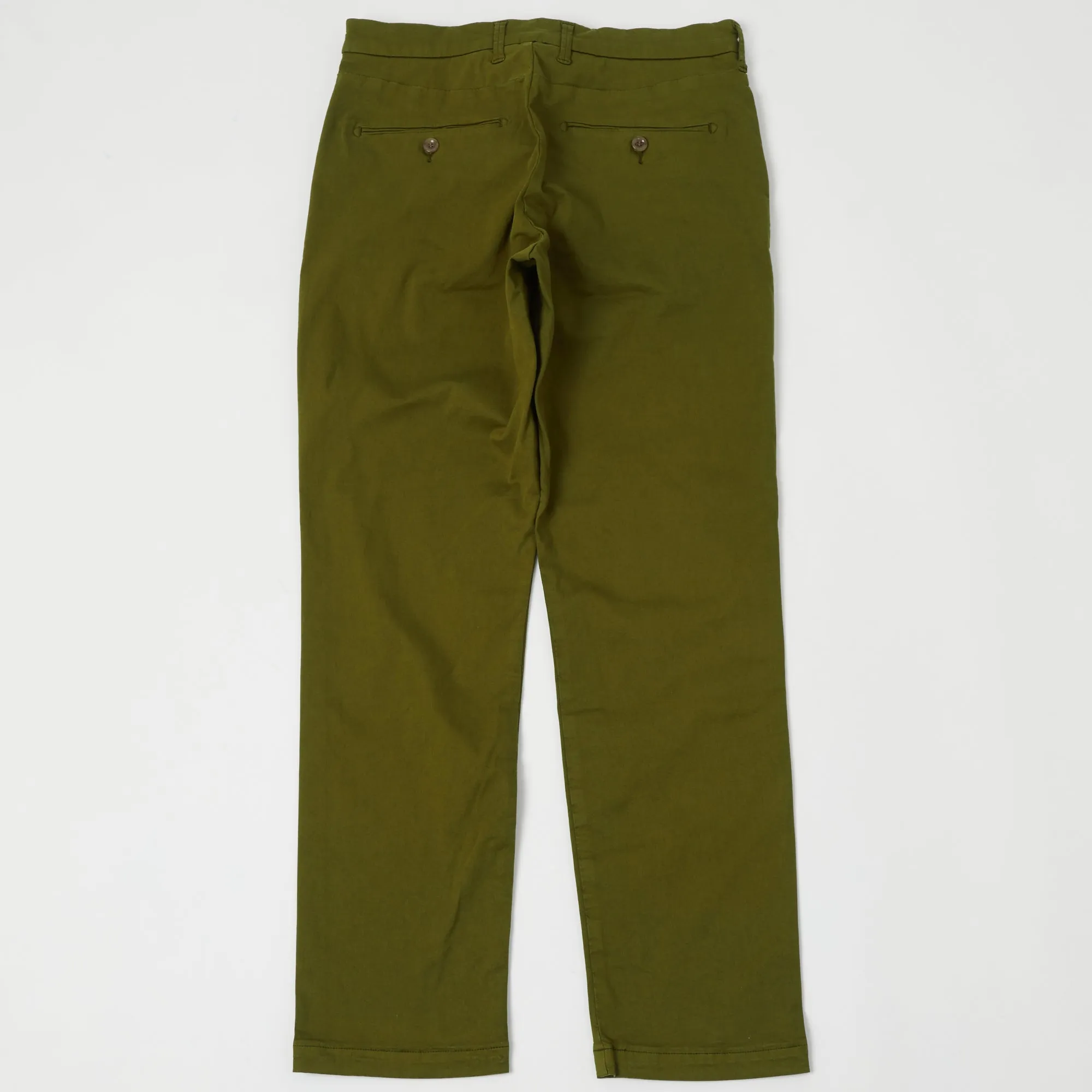 Spellbound Slim Tapered Stretch Chino - Army Green sold by Son of a Stag product image thumbnail 5