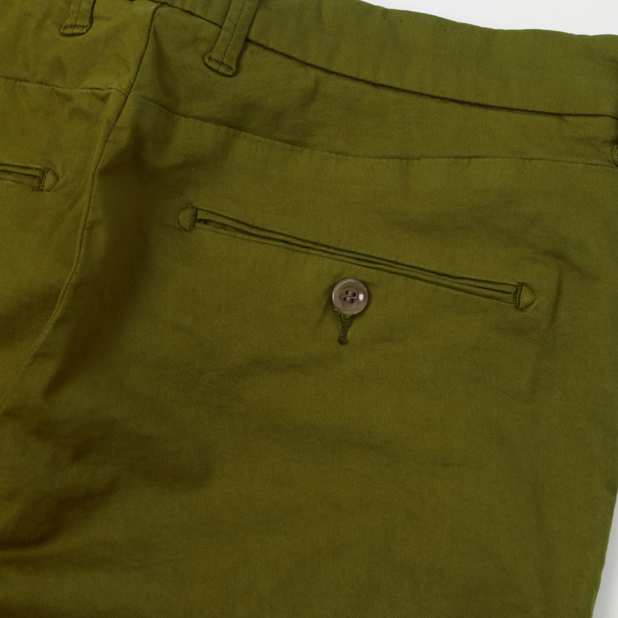 Spellbound Slim Tapered Stretch Chino - Army Green sold by Son of a Stag product image thumbnail 2