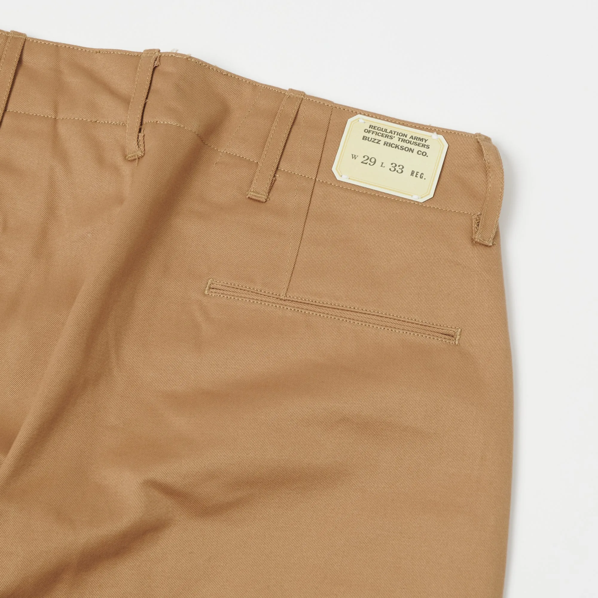 Buzz Rickson's 'Early Model' 1945 Chino - Camel sold by Son of a Stag product image thumbnail 2