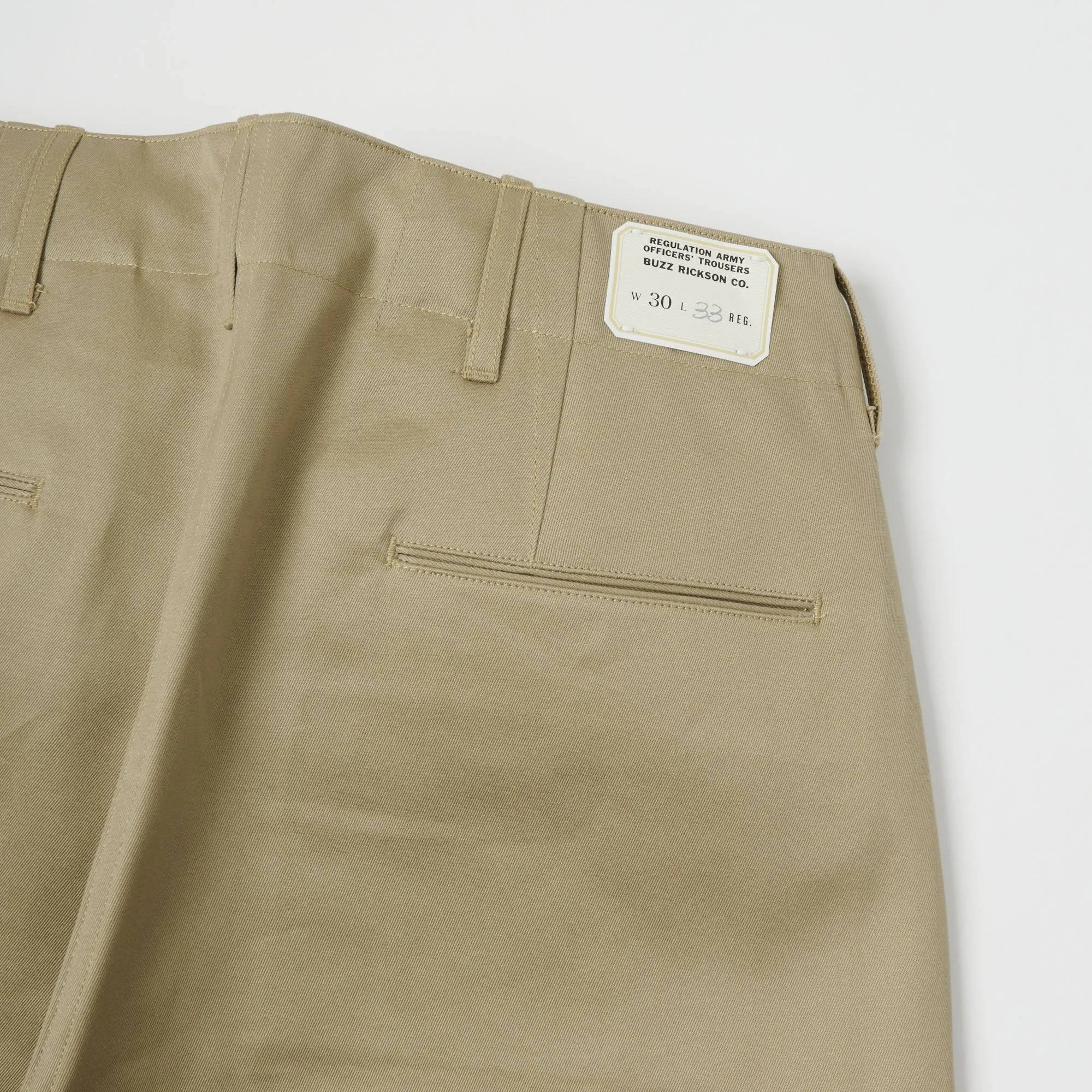 Buzz Rickson's 'Early Model' 1942 Chino - Khaki sold by Son of a Stag product image thumbnail 2