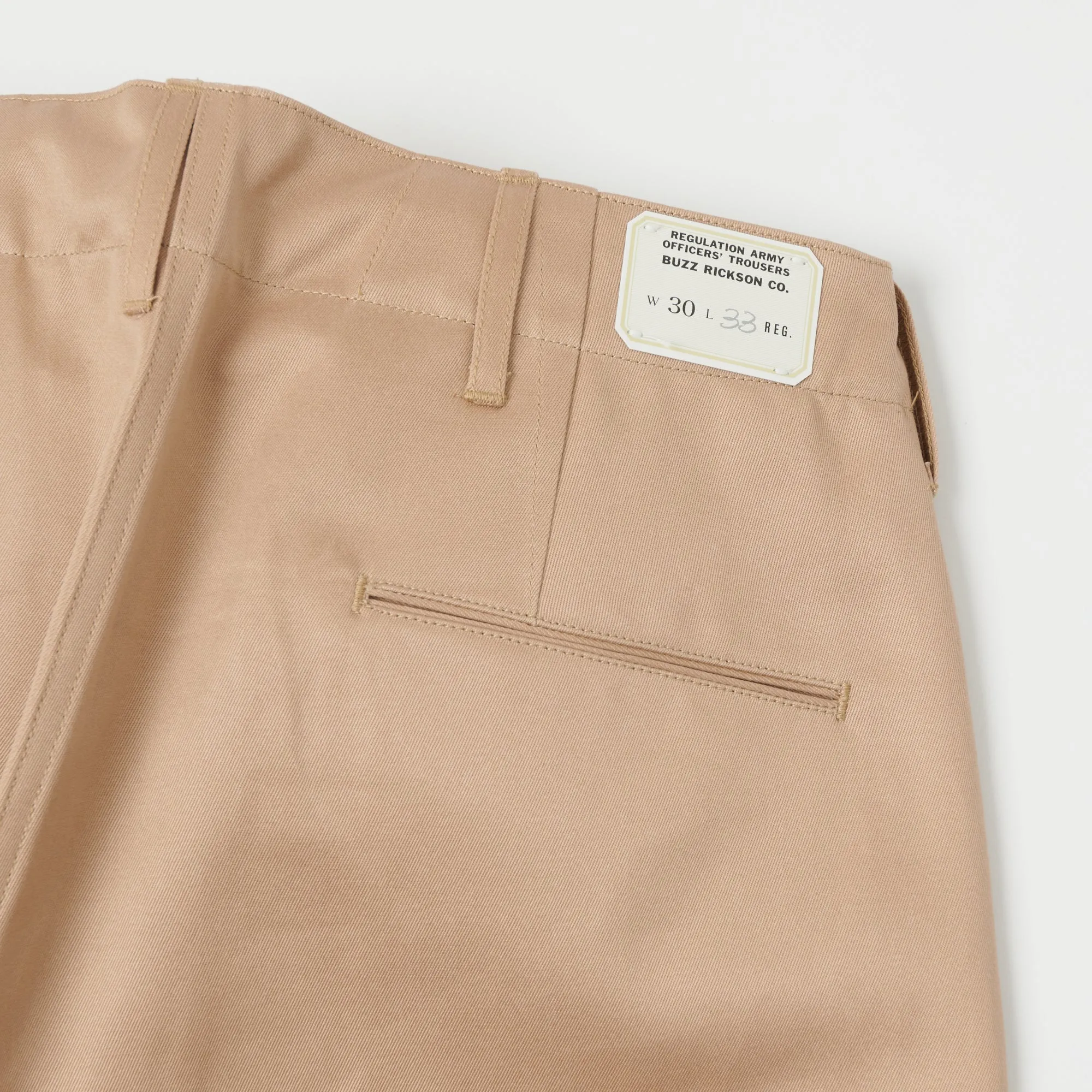 Buzz Rickson's 'Early Model' 1942 Chino - Beige sold by Son of a Stag product image thumbnail 2