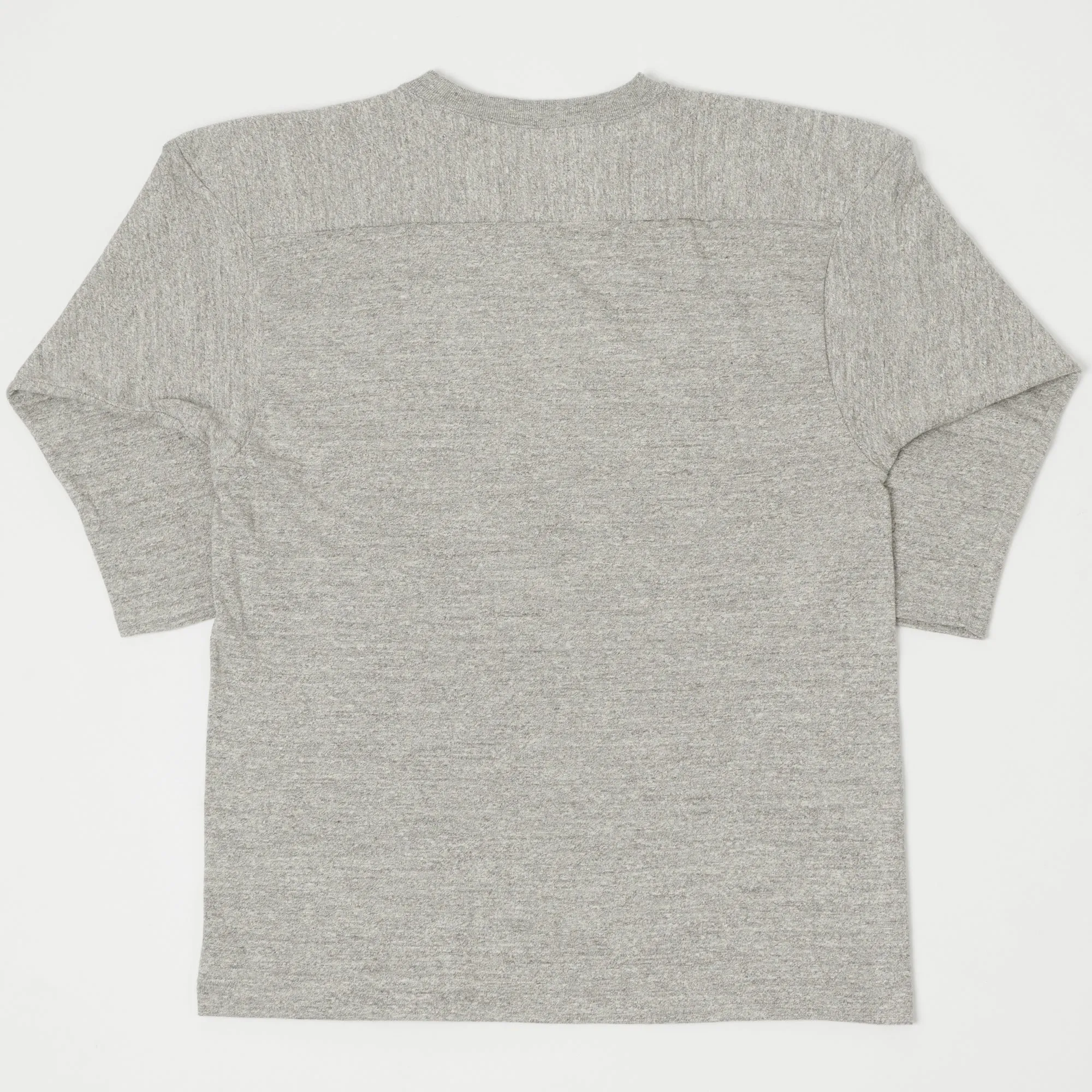 Warehouse & Co 4063 3/4 Sleeve Football T-Shirt - Heather Grey sold by Son of a Stag product image thumbnail 3