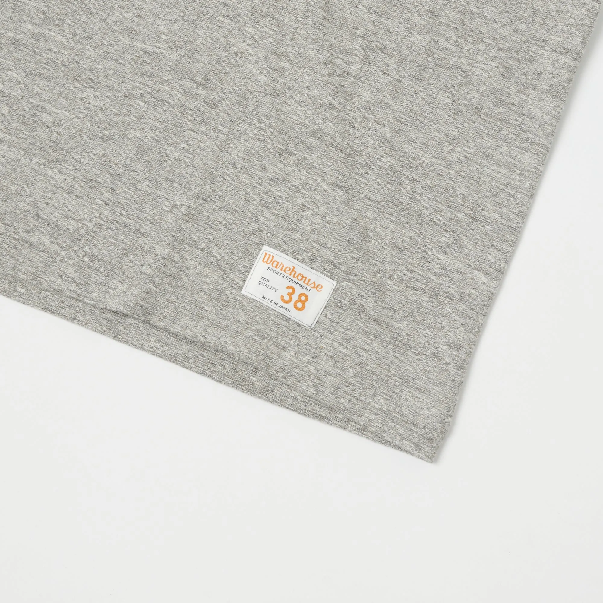 Warehouse & Co 4063 3/4 Sleeve Football T-Shirt - Heather Grey sold by Son of a Stag product image thumbnail 4