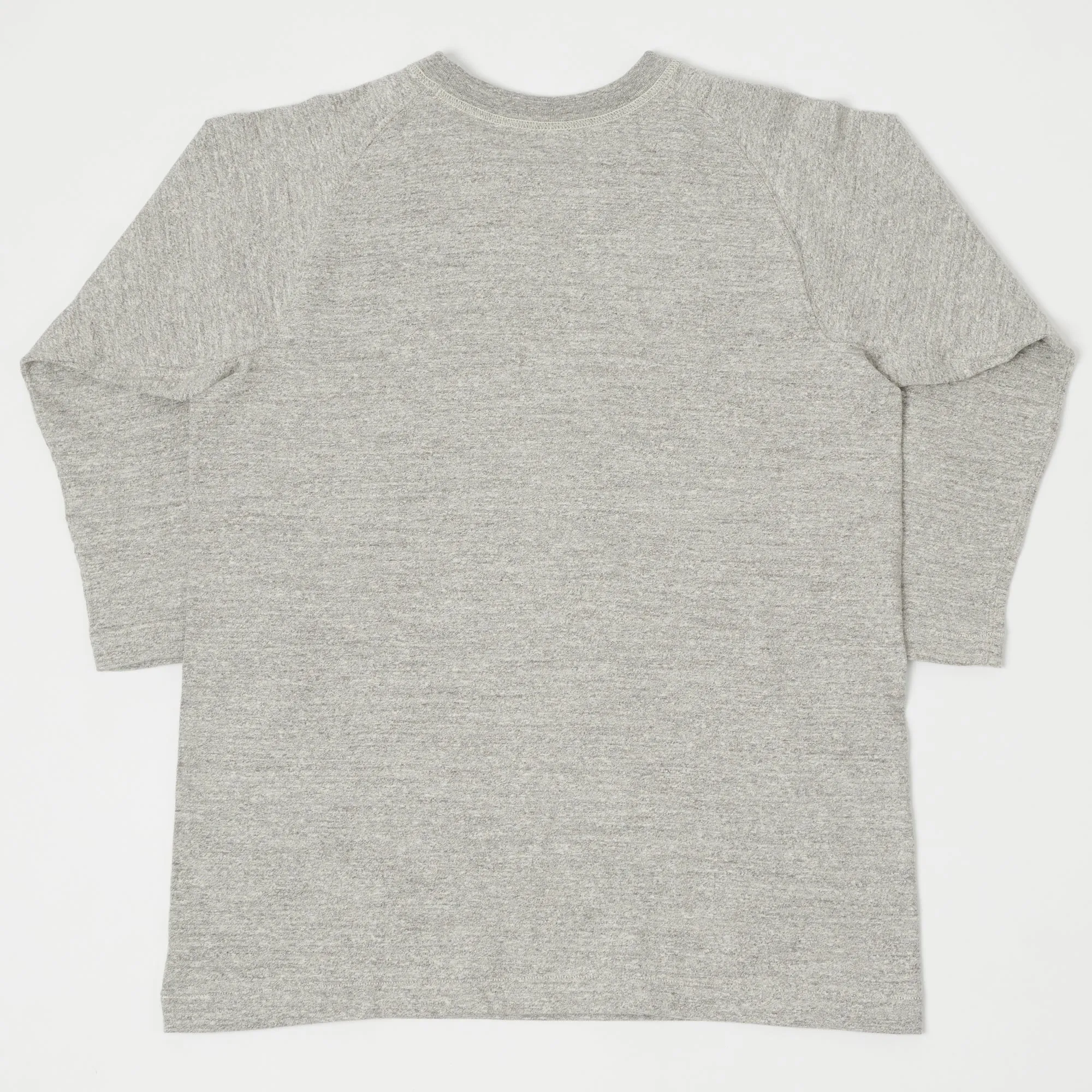 Warehouse & Co 4049 3/4 Sleeve Freedom T-Shirt - Heather Grey sold by Son of a Stag product image thumbnail 3