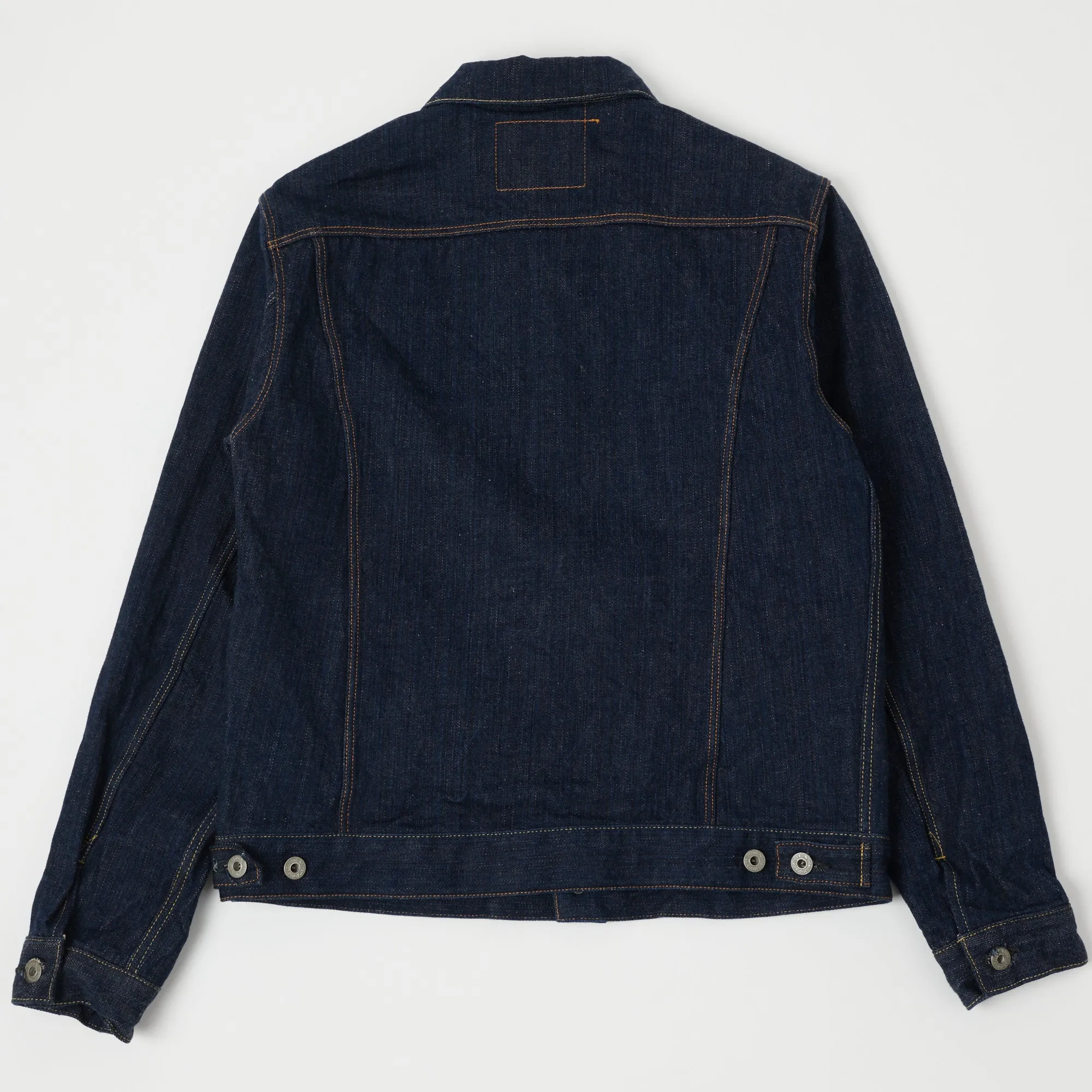 ONI Denim 02525P-SHM 'Kiwami' Semi Hand Made 16oz Type III Denim Jacket - Rinsed sold by Son of a Stag product image thumbnail 3