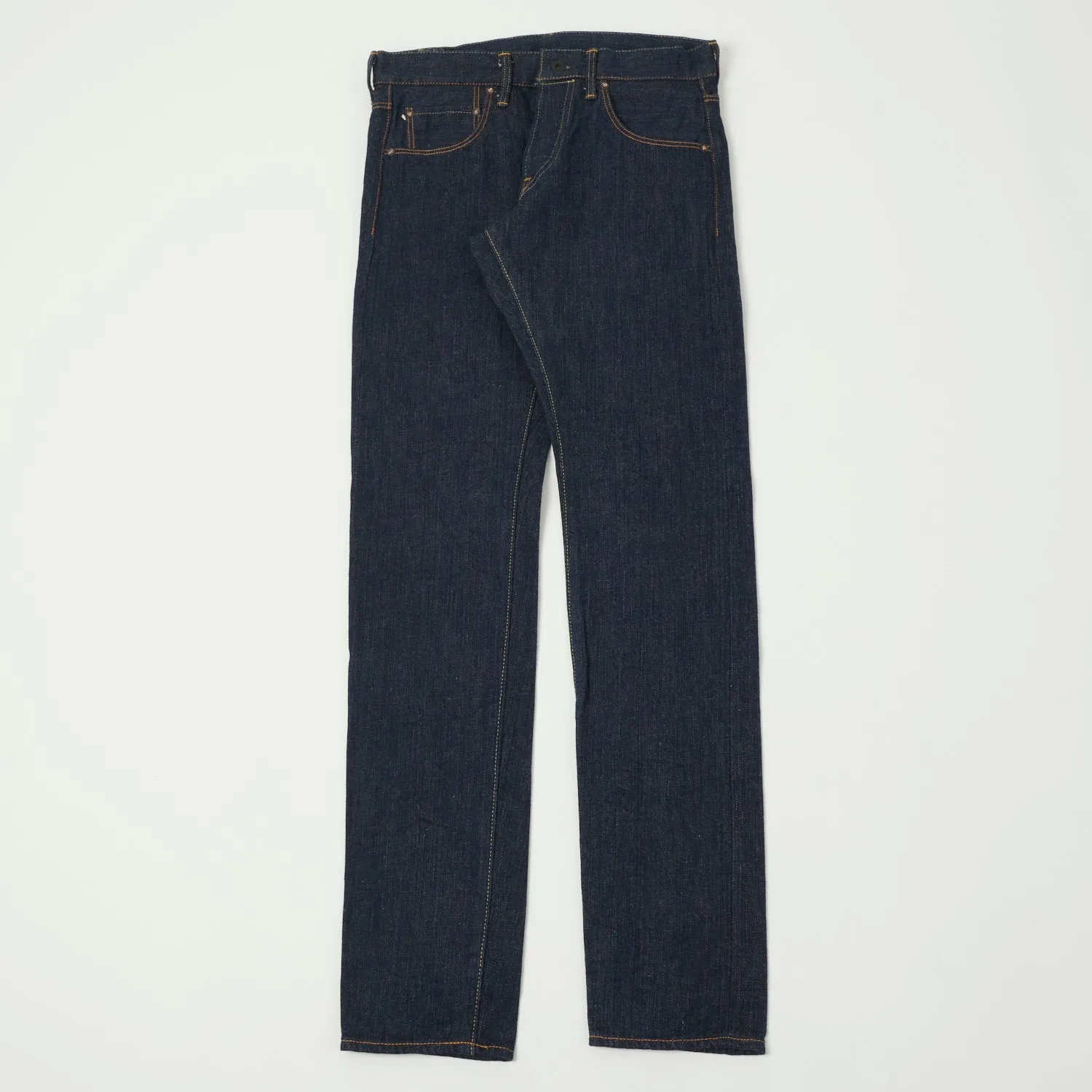 ONI Denim 640 'Kiwami' Semi Hand Made 16oz Natural Indigo Slim Tapered Jean - One Wash sold by Son of a Stag