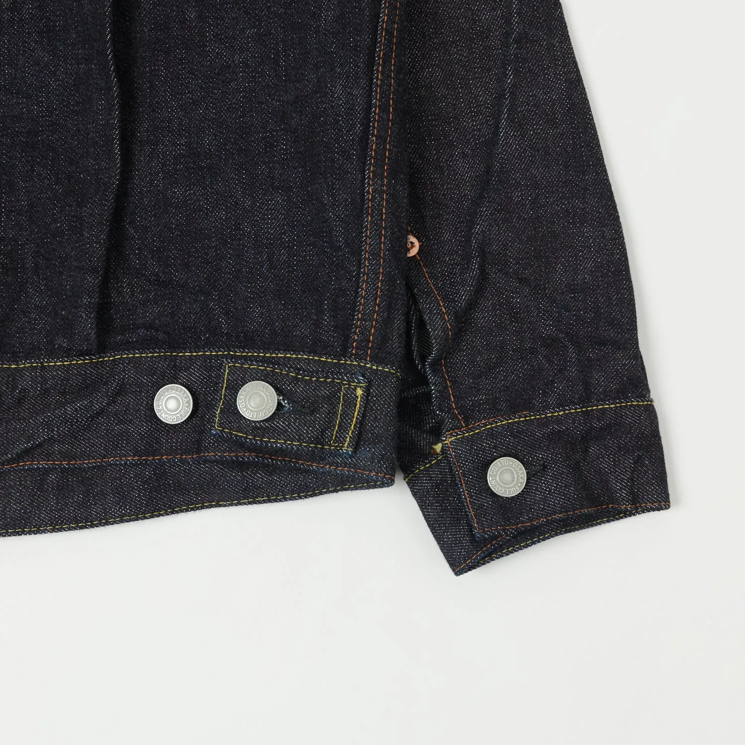 FULLCOUNT 2102XX 15.5oz Type II Denim Jacket - One Wash sold by Son of a Stag product image thumbnail 5