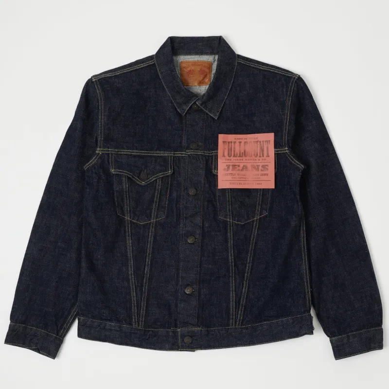 Full Count 2101 13.7oz Type III Denim Jacket - One Wash sold by Son of a Stag