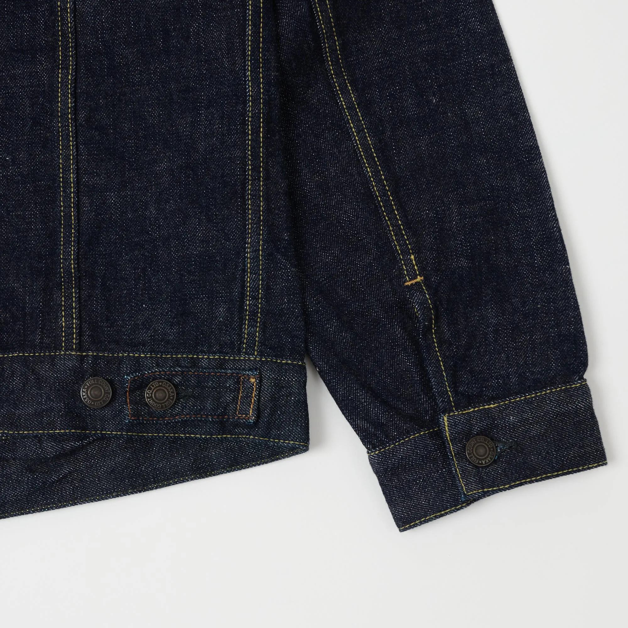 Full Count 2101 13.7oz Type III Denim Jacket - One Wash sold by Son of a Stag product image thumbnail 5