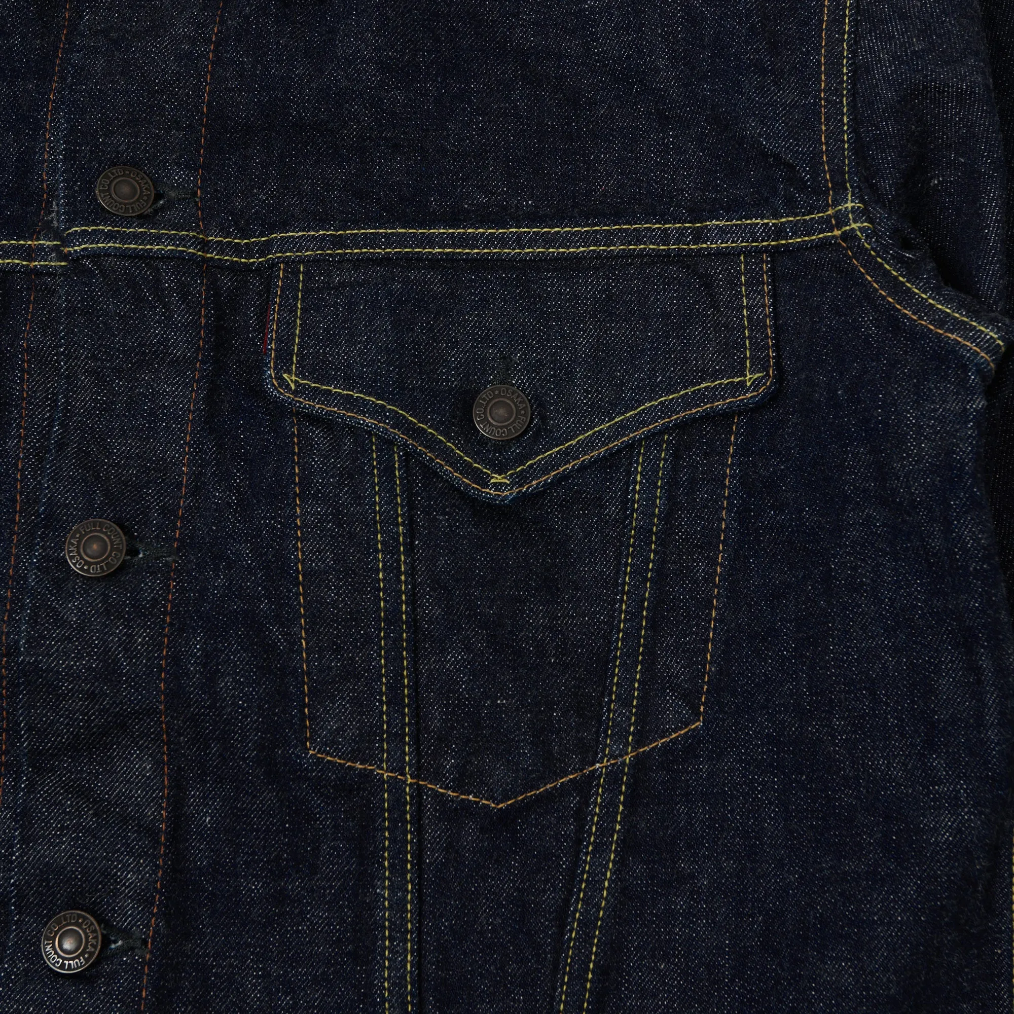 Full Count 2101 13.7oz Type III Denim Jacket - One Wash sold by Son of a Stag product image thumbnail 3