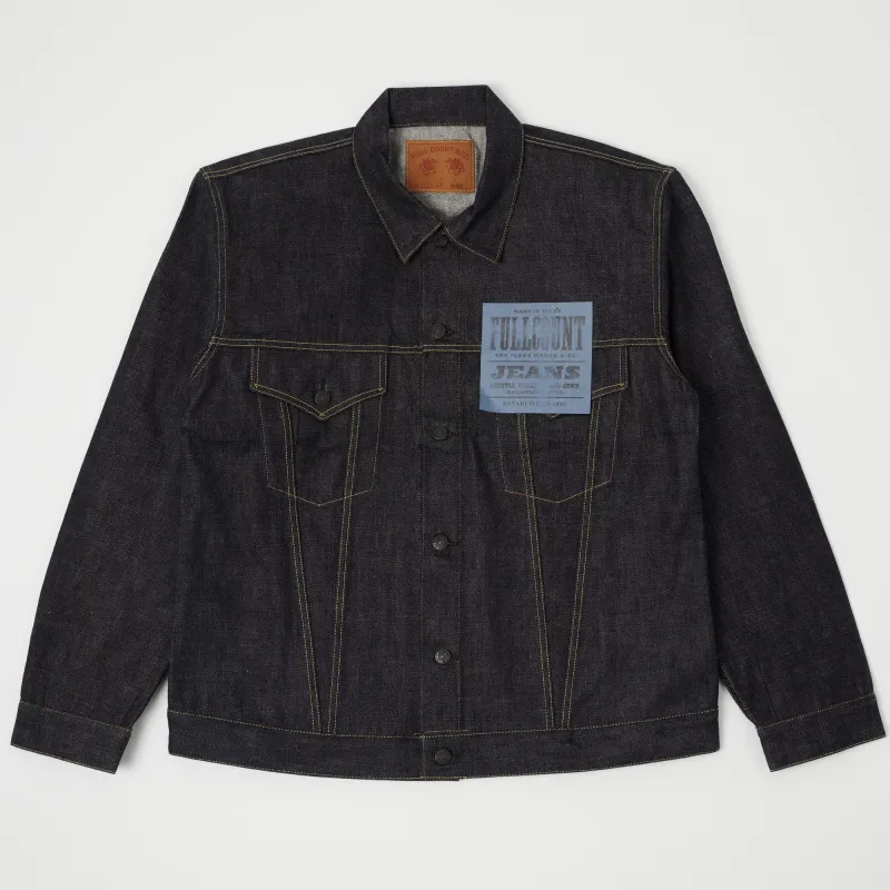 Full Count 2101XX 15.5oz Type III Denim Jacket - Raw sold by Son of a Stag