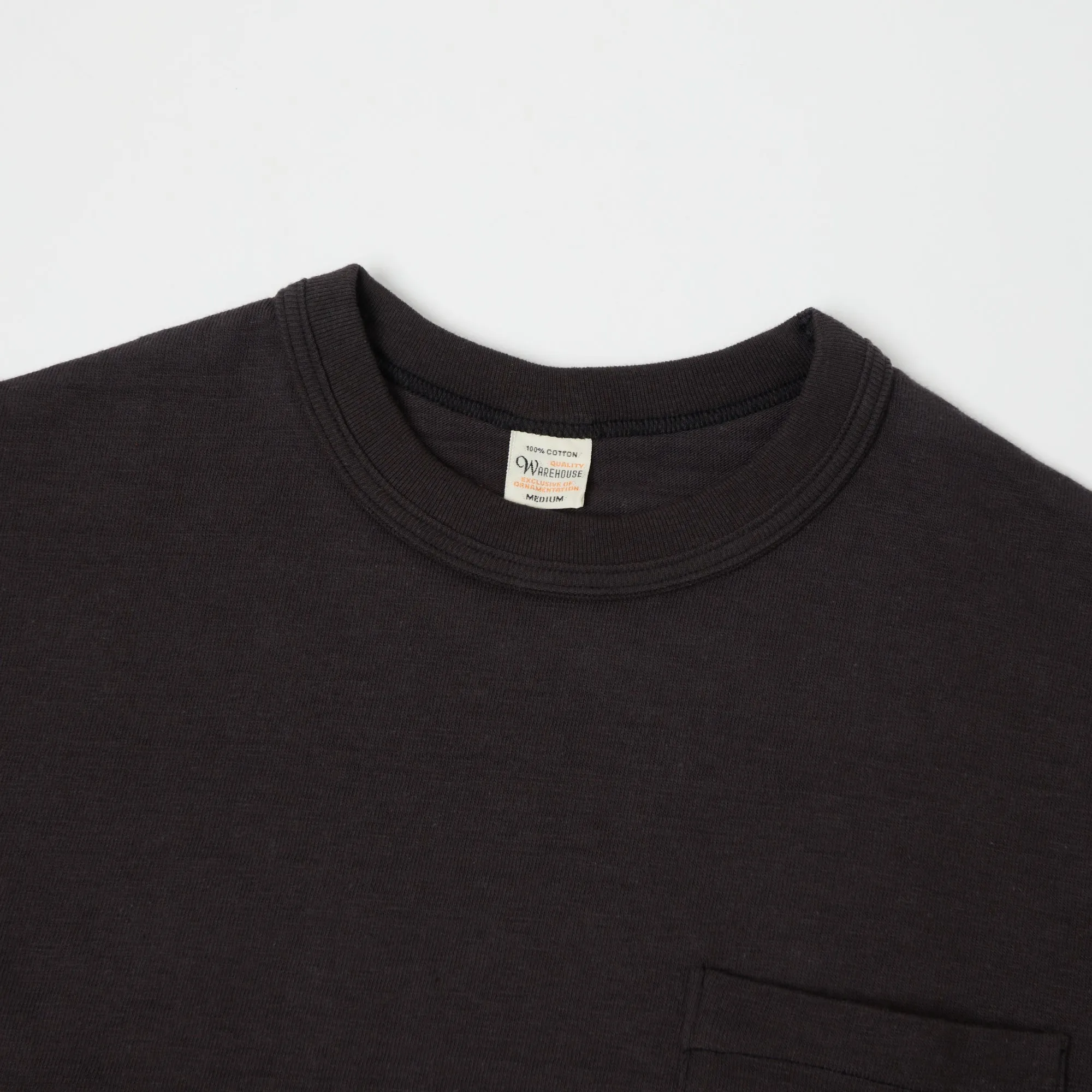 Warehouse & Co 4601 Pocket T-Shirt - Black sold by Son of a Stag product image thumbnail 3