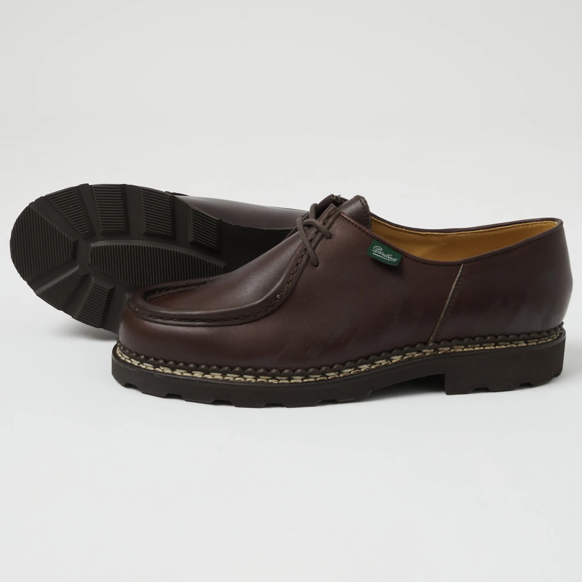 Paraboot Michael Marche Shoe - Brown Lisse Café sold by Son of a Stag product image thumbnail 3