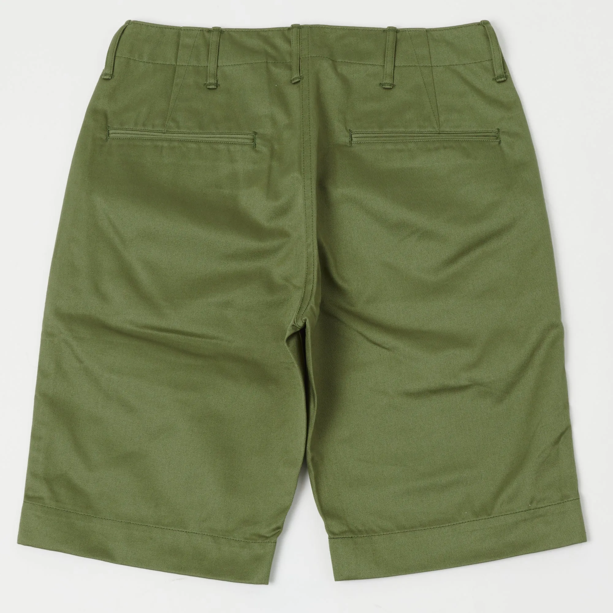 Warehouse & Co 1204 Duck Digger Chino Short - Green sold by Son of a Stag product image thumbnail 3