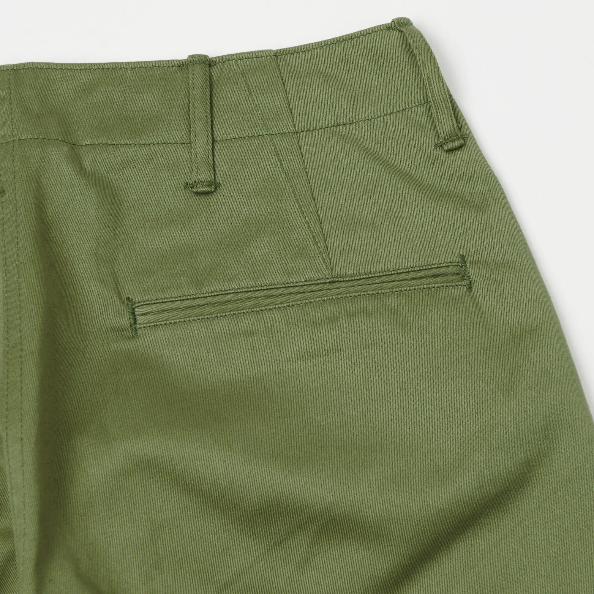Warehouse & Co 1204 Duck Digger Chino Short - Green sold by Son of a Stag product image thumbnail 4