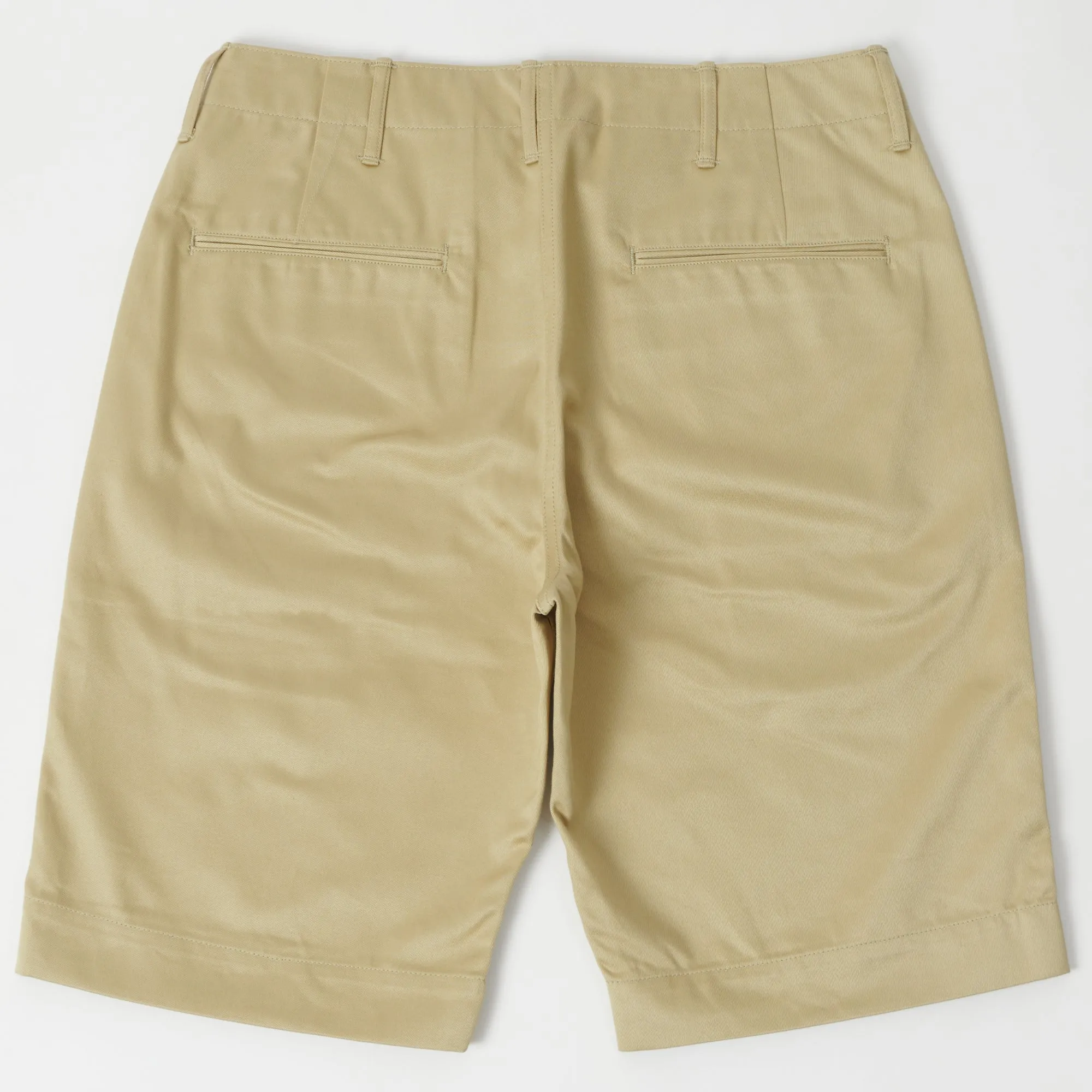 Warehouse & Co 1204 Duck Digger Chino Short - Beige sold by Son of a Stag product image thumbnail 3