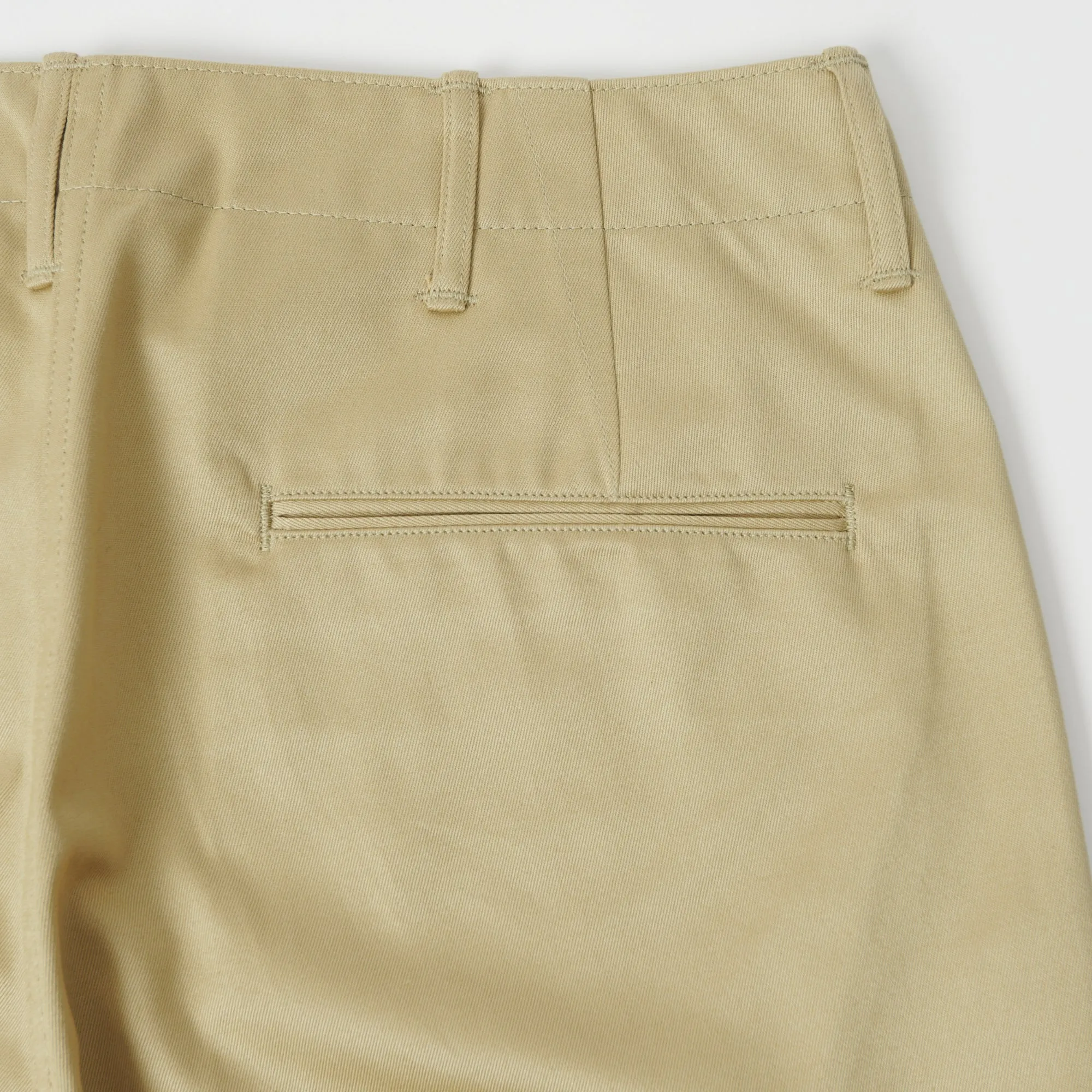 Warehouse & Co 1204 Duck Digger Chino Short - Beige sold by Son of a Stag product image thumbnail 5