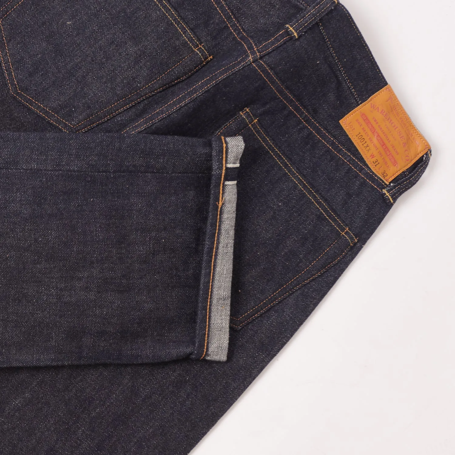 Warehouse & Co 1001XX 'Heavy Ounce' 14.5oz Regular Straight Jean - Raw sold by Son of a Stag product image thumbnail 5