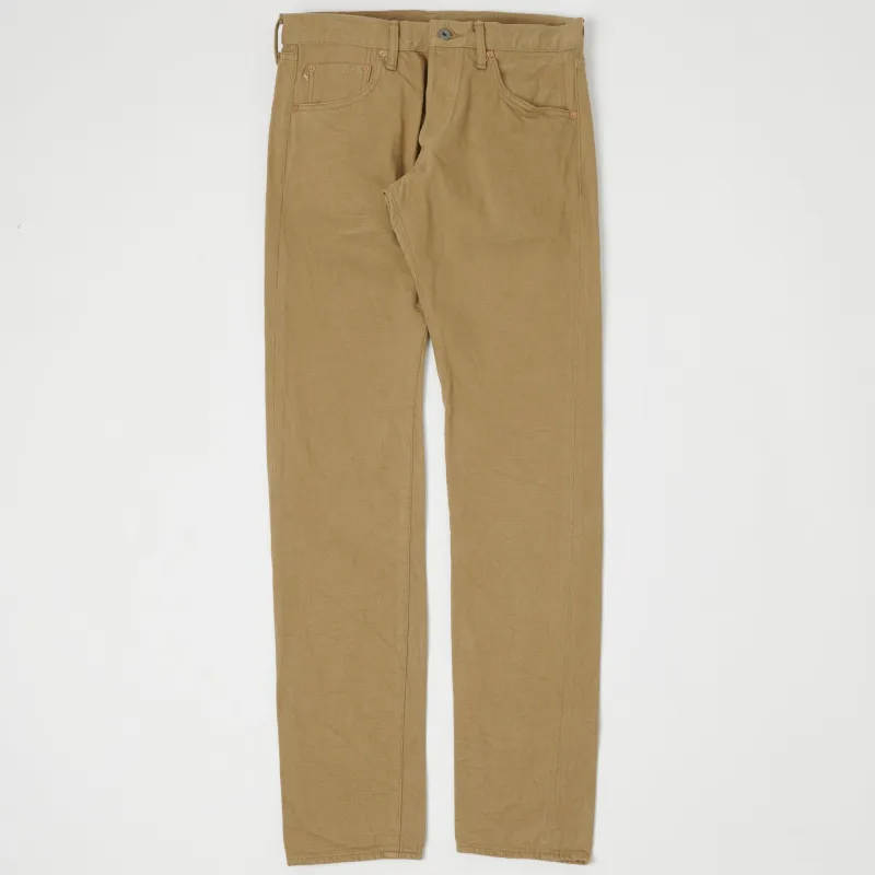 ONI Denim 602LW-BE 'Super Low Tension Beige' 12oz Regular Tapered Jean - One Wash sold by Son of a Stag