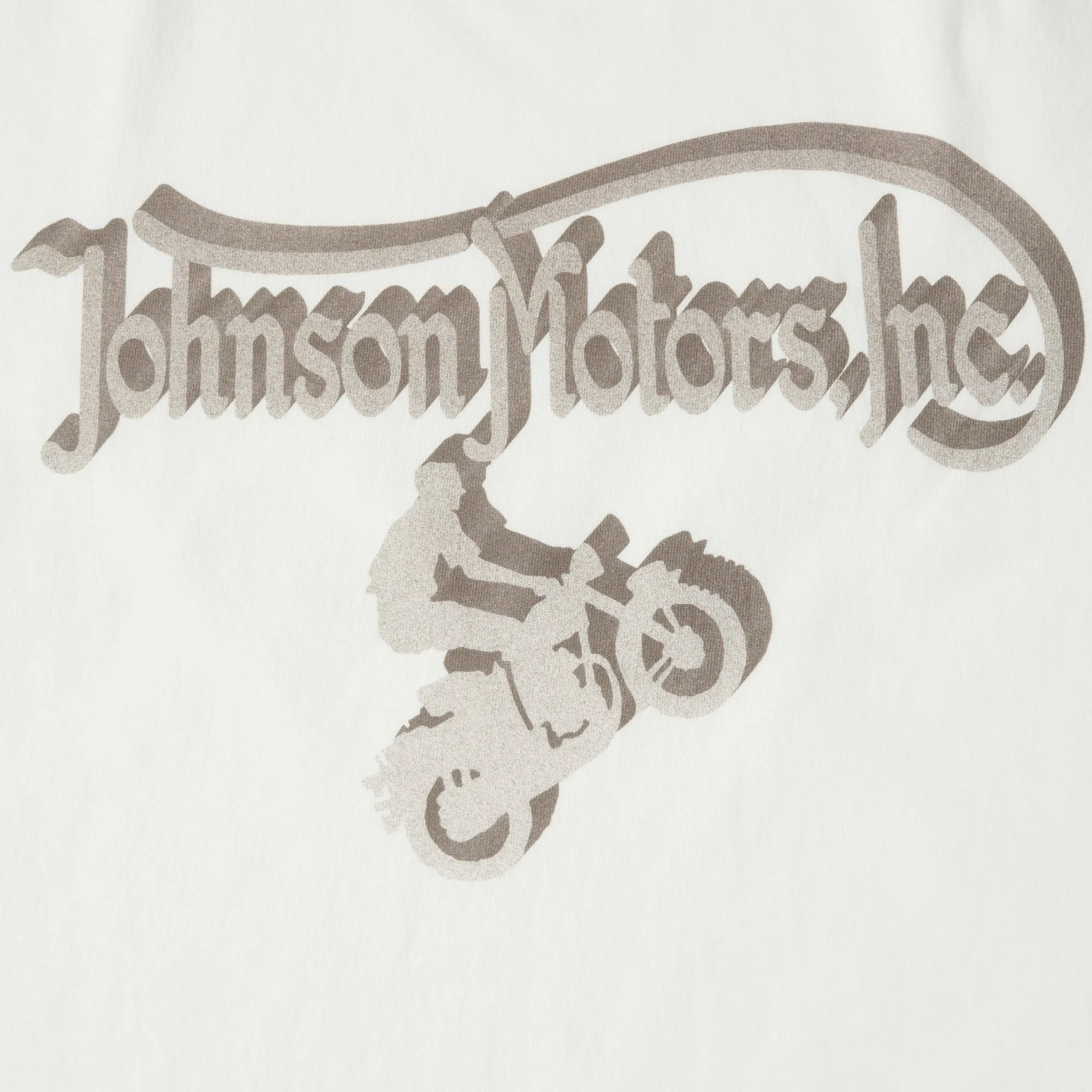 TOYS McCOY 'Johnson Motors, Inc.' T-Shirt - Off White sold by Son of a Stag product image thumbnail 2