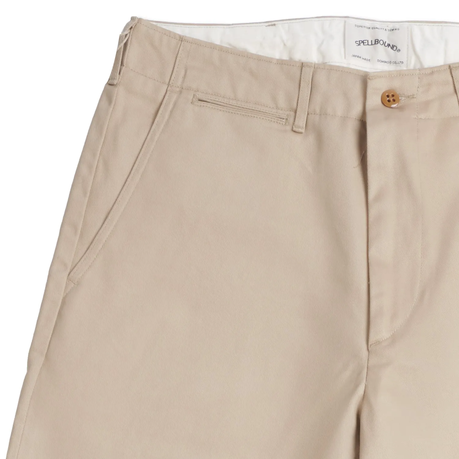 Spellbound Loose Tapered Trouser - Beige sold by Son of a Stag product image thumbnail 3