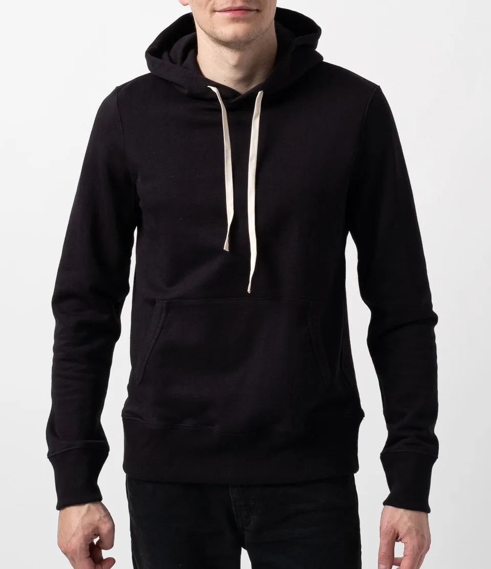 Merz b. Schwanen 382 Hooded Sweatshirt - Deep Black sold by Son of a Stag product image thumbnail 2