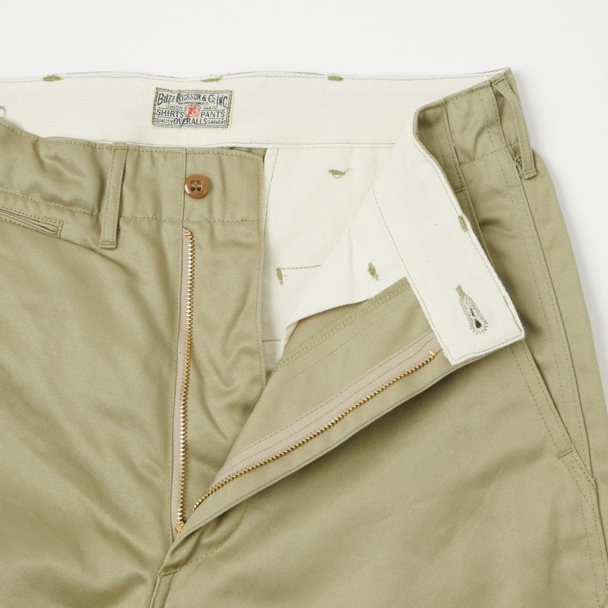 Buzz Rickson's Original-Spec. Chino - Khaki sold by Son of a Stag product image thumbnail 2
