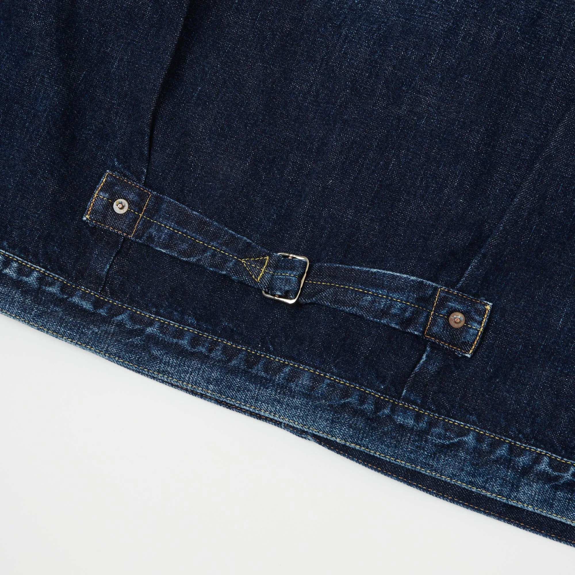 FULLCOUNT 2107 13.75oz Type I Denim Jacket - 'Half Way There' Wash sold by Son of a Stag product image thumbnail 5