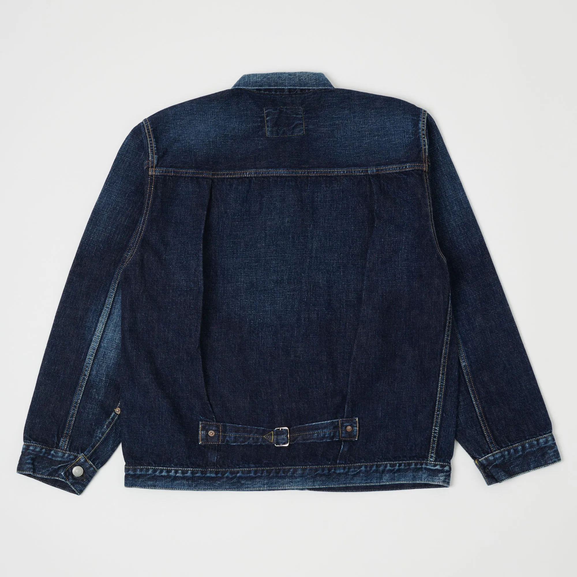 FULLCOUNT 2107 13.75oz Type I Denim Jacket - 'Half Way There' Wash sold by Son of a Stag product image thumbnail 4