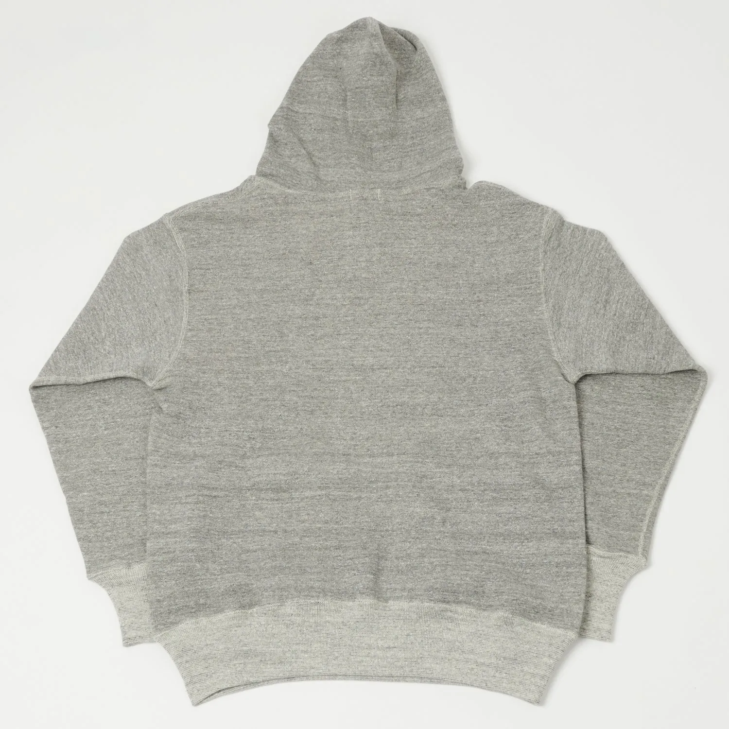 Warehouse & Co 453 Two Pocket Hooded Sweatshirt - Heather Grey sold by Son of a Stag product image thumbnail 3