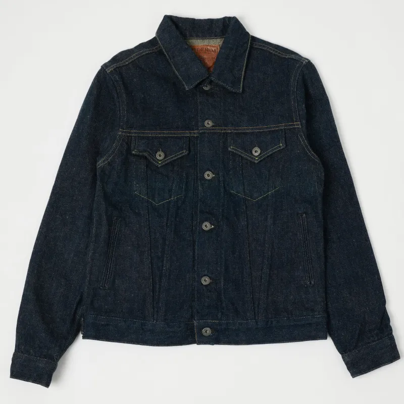 ONI Denim 02527P-ZR 20oz Secret Denim Type III Pocket Denim Jacket - Rinsed sold by Son of a Stag