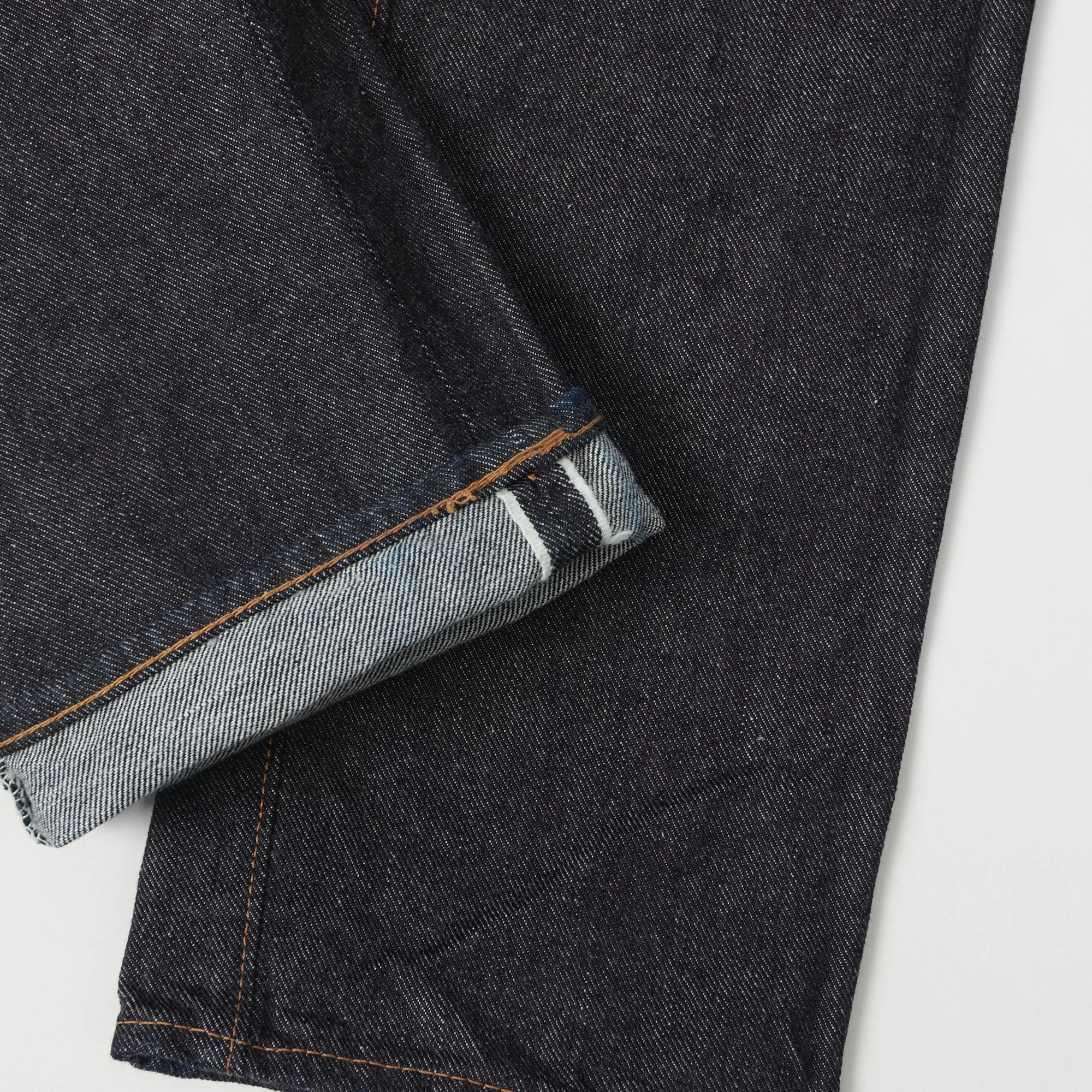 FULLCOUNT 1001 14.4oz Left Hand Twill Slim Tapered Jean - One Wash sold by Son of a Stag product image thumbnail 4