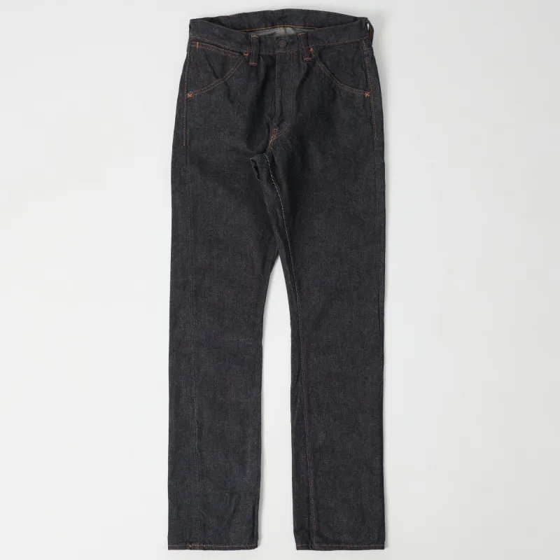 FULLCOUNT 1001 14.4oz Left Hand Twill Slim Tapered Jean - One Wash made by Full Count