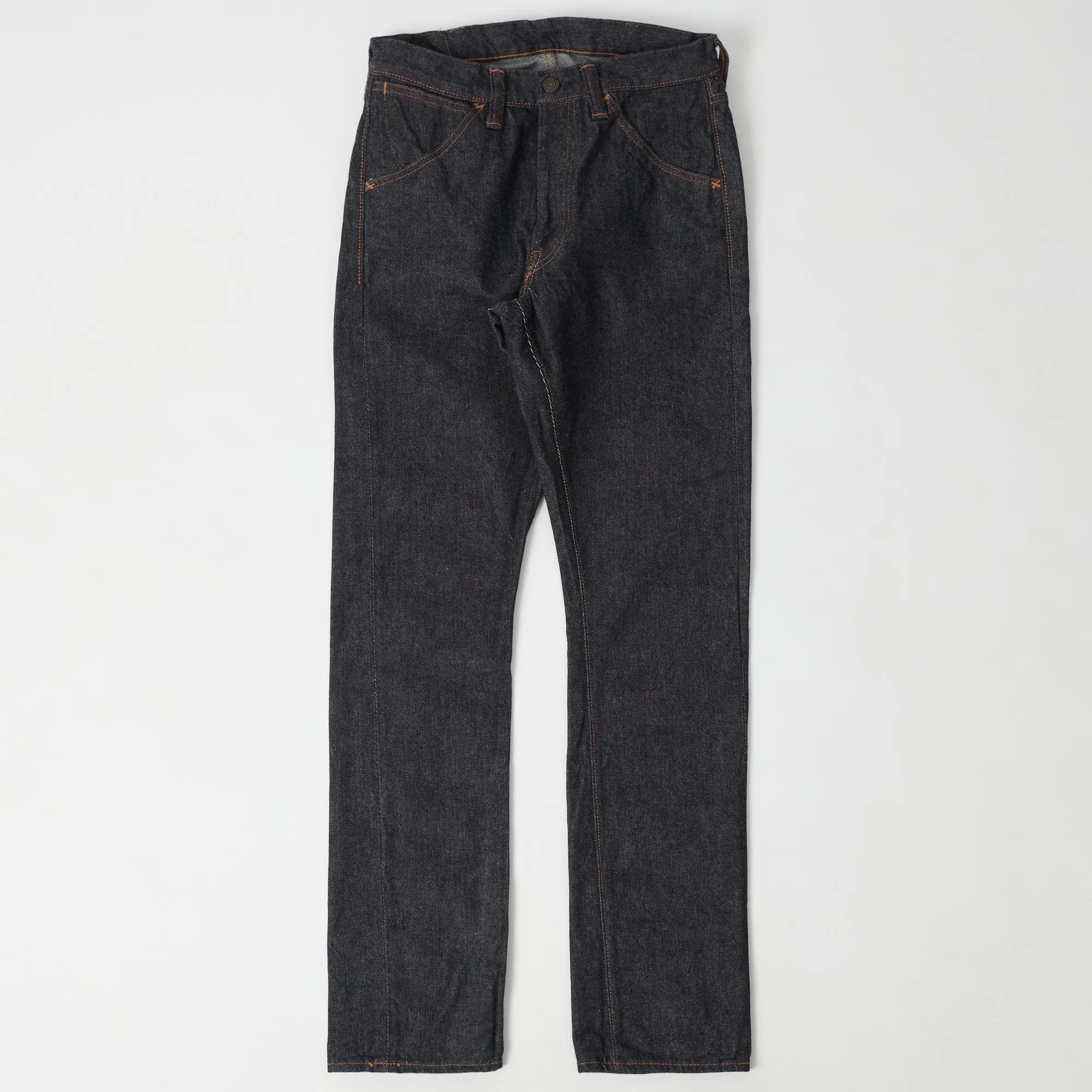 FULLCOUNT 1001 14.4oz Left Hand Twill Slim Tapered Jean - One Wash sold by Son of a Stag