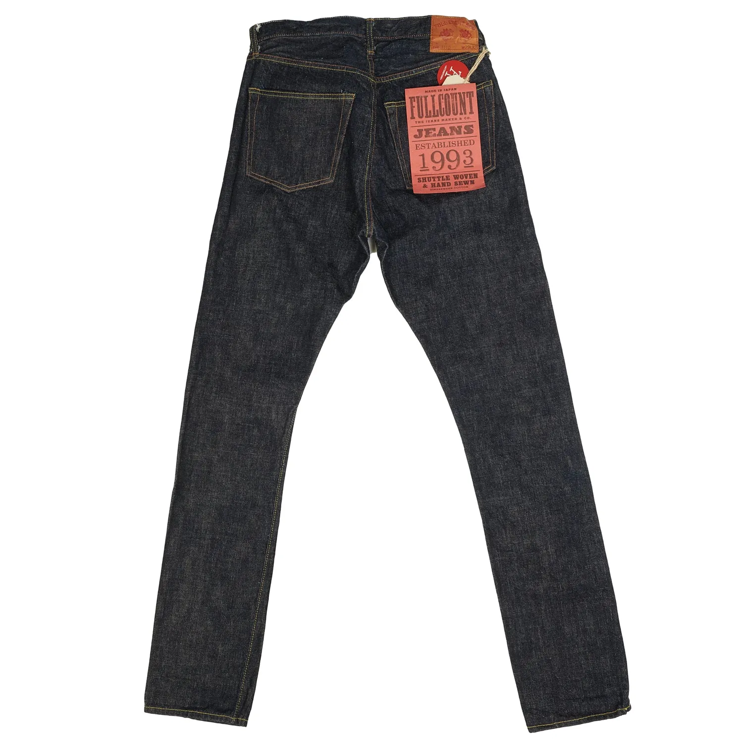 FULLCOUNT 1110XX 15.5oz Slim Tapered Jean - Raw sold by Son of a Stag product image thumbnail 3