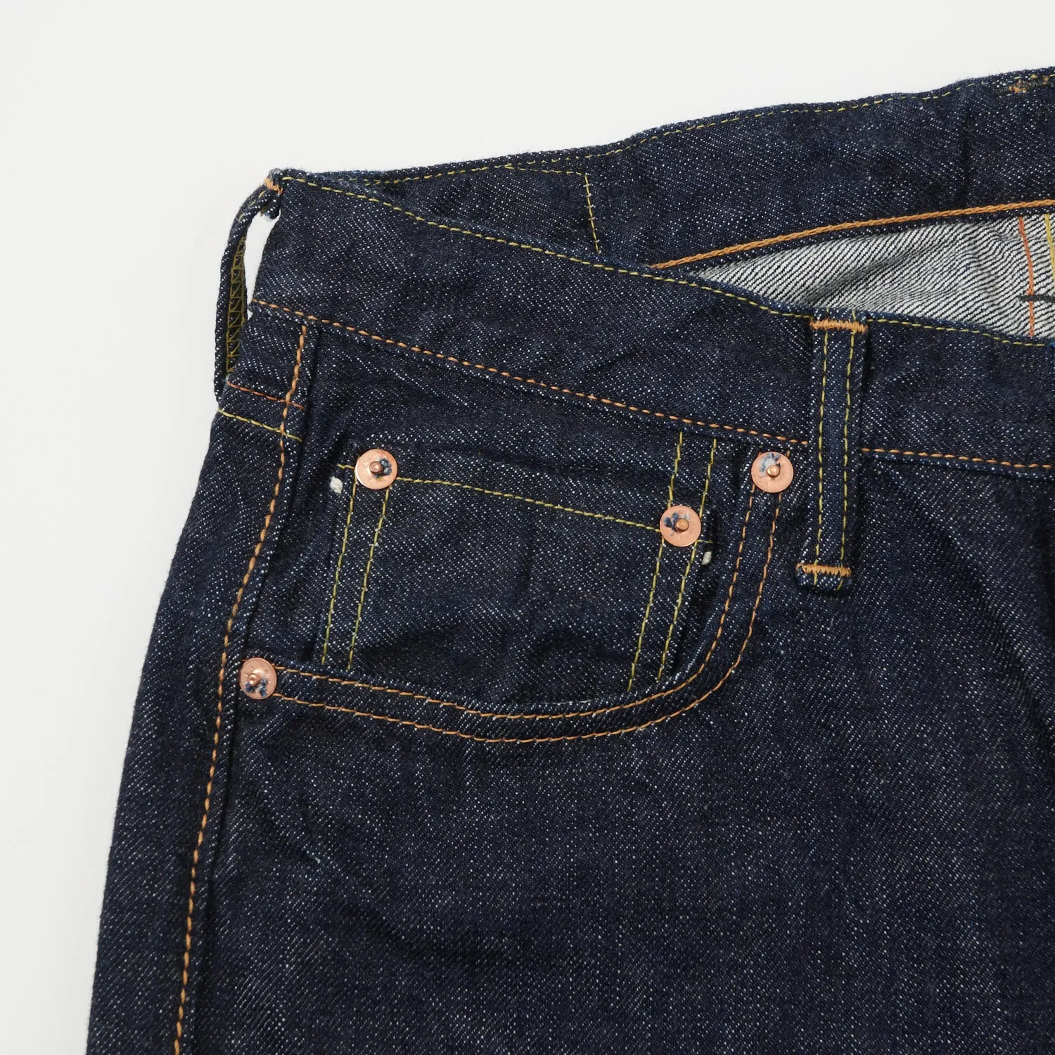 FULLCOUNT 1110 13.7oz Slim Tapered Jean - One Wash sold by Son of a Stag product image thumbnail 5