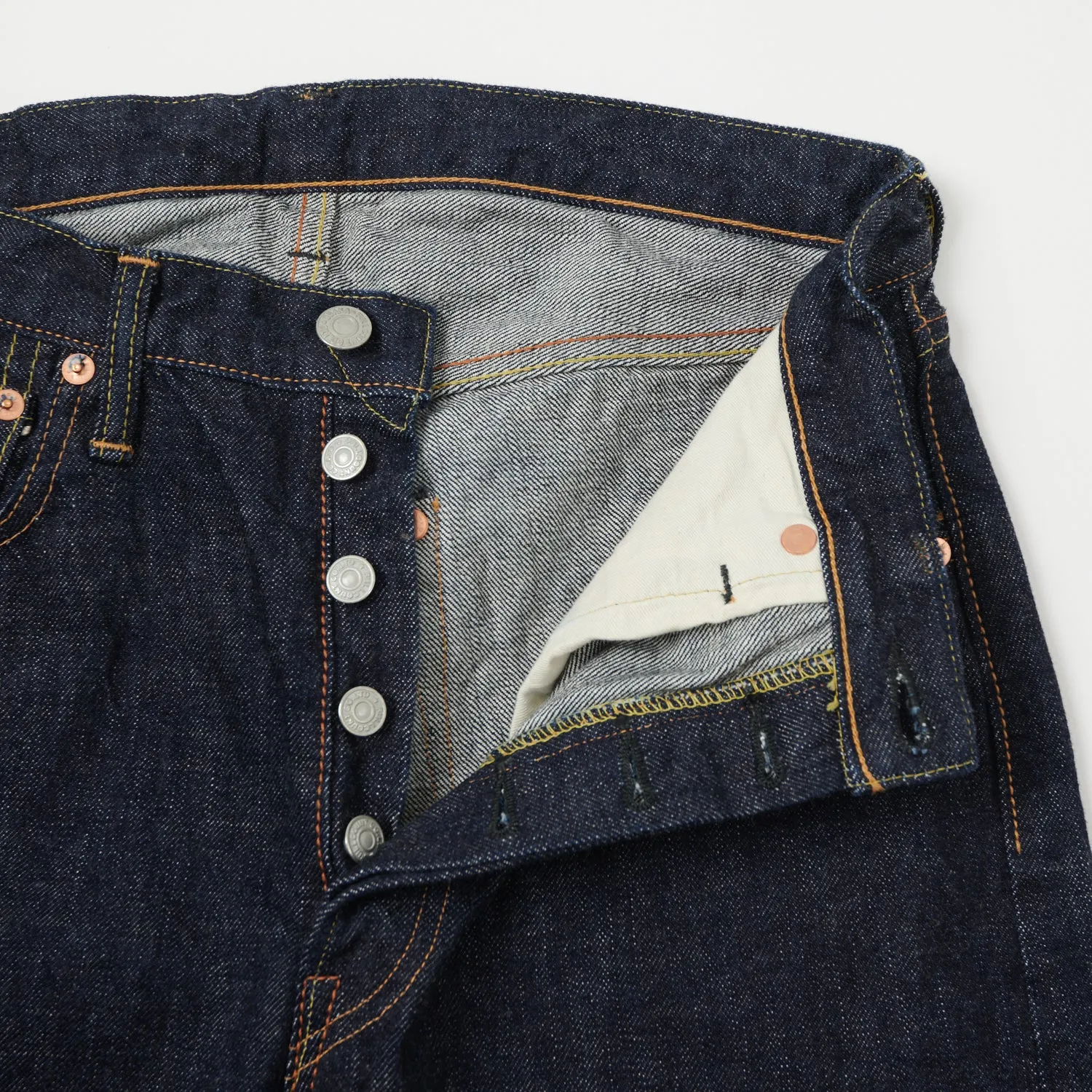 FULLCOUNT 1110 13.7oz Slim Tapered Jean - One Wash sold by Son of a Stag product image thumbnail 2