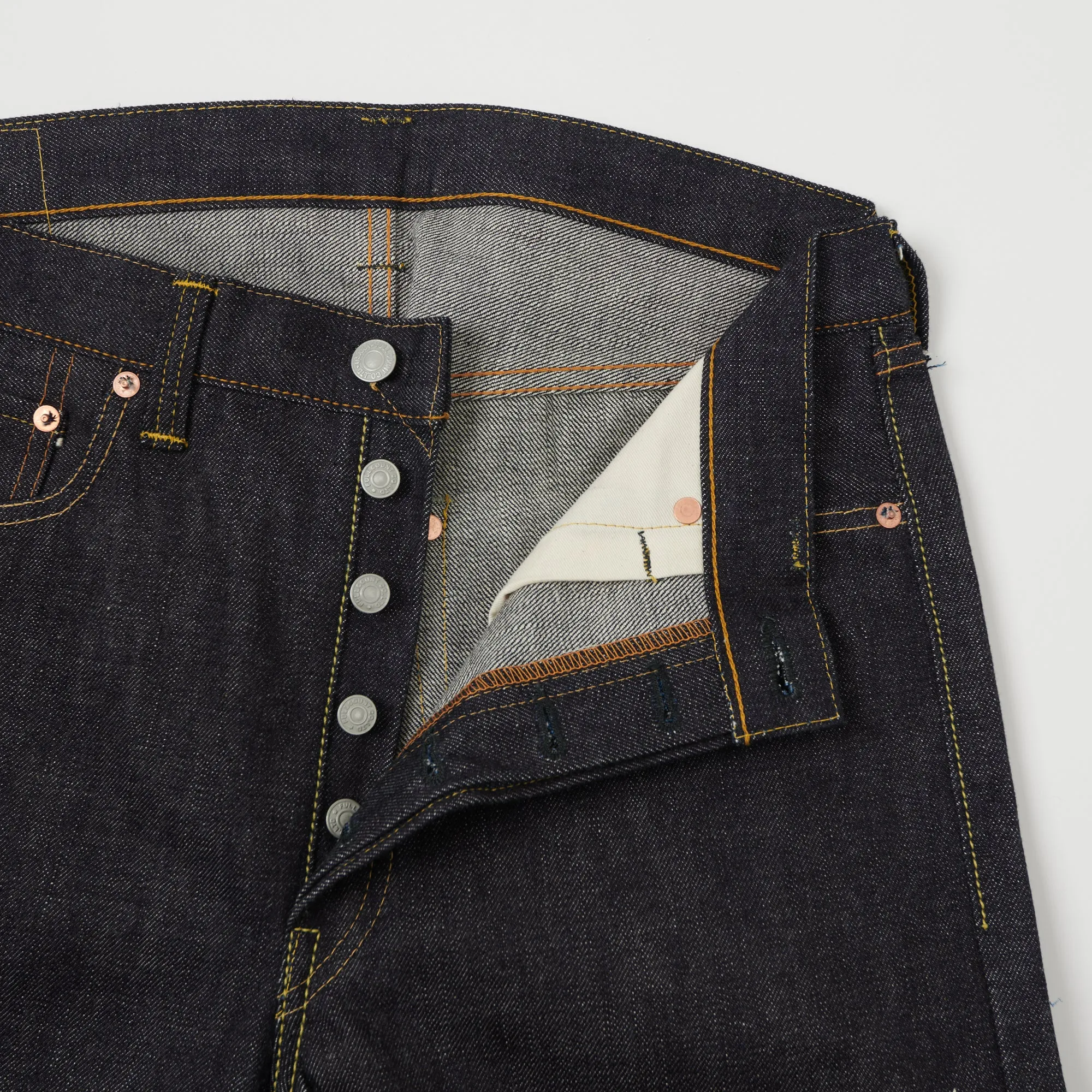 FULLCOUNT 1101XX 15.5oz Loose Straight Jean - Raw sold by Son of a Stag product image thumbnail 3