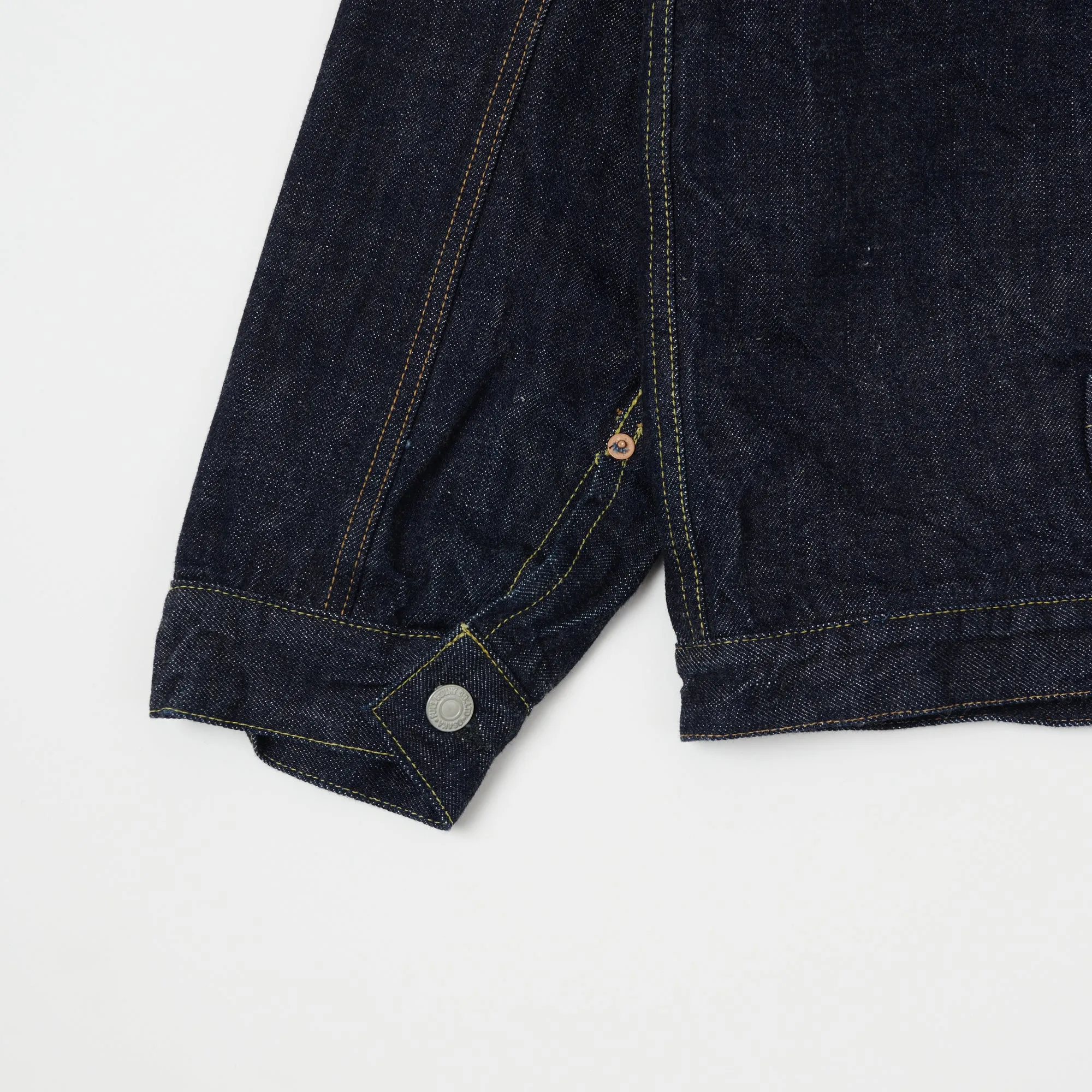 FULLCOUNT 2109 13.75oz Blanket Lined Type I Denim Jacket - One Wash sold by Son of a Stag product image thumbnail 5