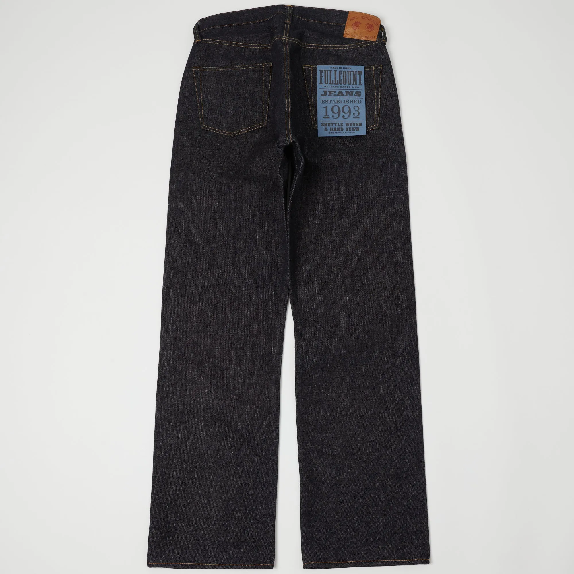 FULLCOUNT 0105XX 15.5oz Wide Straight Jean - Raw sold by Son of a Stag product image thumbnail 3
