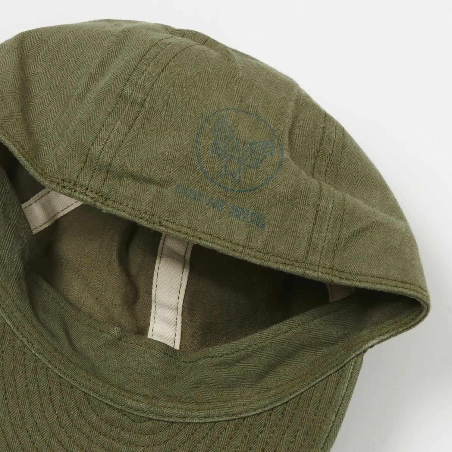Buzz Rickson's A-3 Mechanics Cap - Olive sold by Son of a Stag product image thumbnail 2
