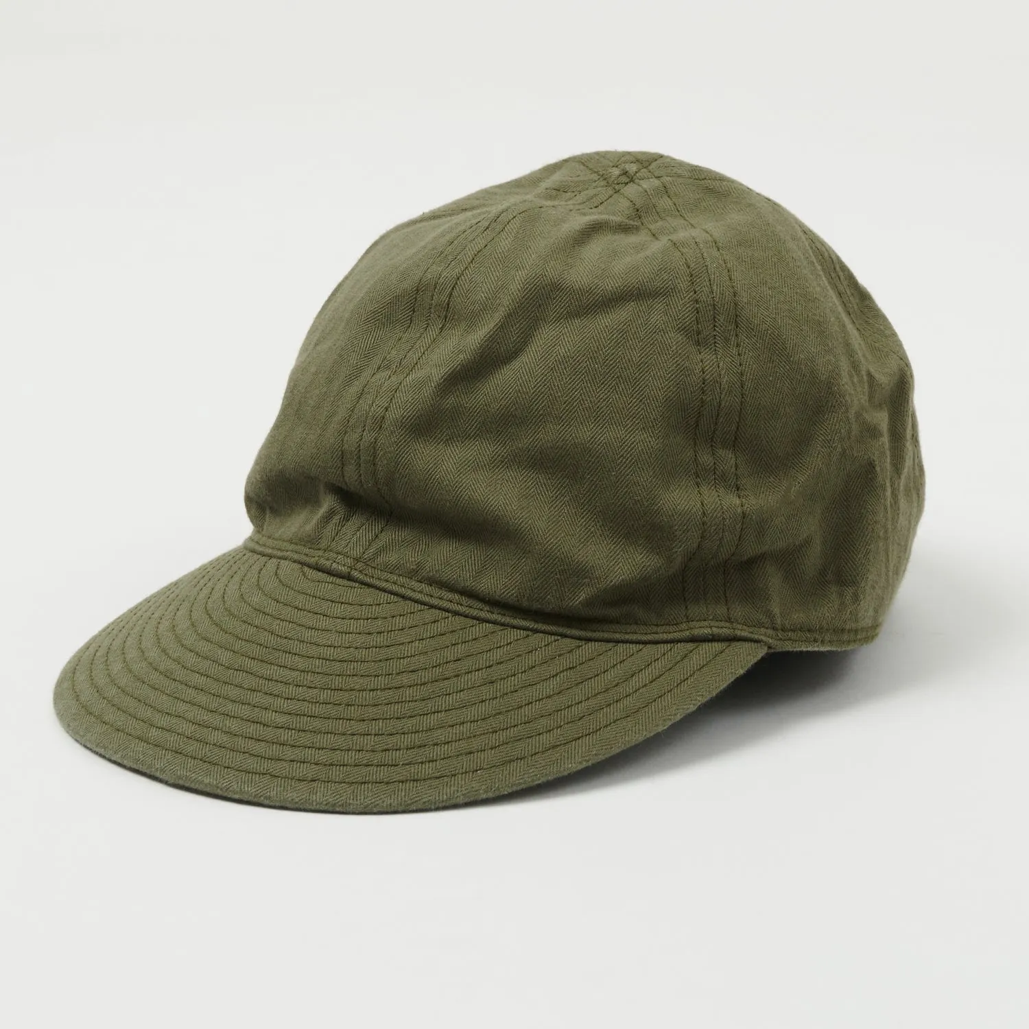 Buzz Rickson's A-3 Mechanics Cap - Olive sold by Son of a Stag