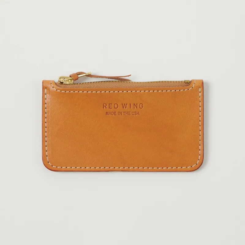 Red Wing 95030 Zipper Coin Pouch - Natural Tan sold by Son of a Stag