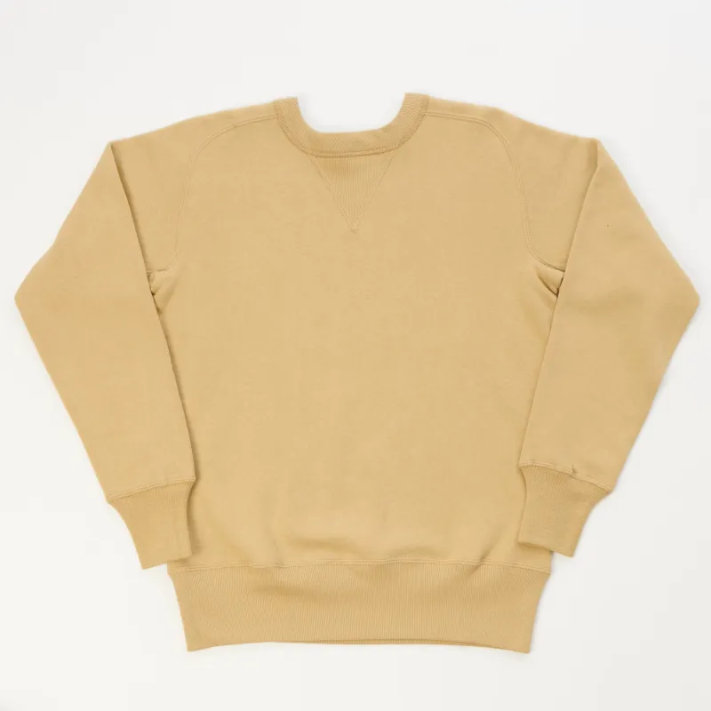 Warehouse & Co 404 Freedom Sleeve Sweatshirt - Dark Beige sold by Son of a Stag