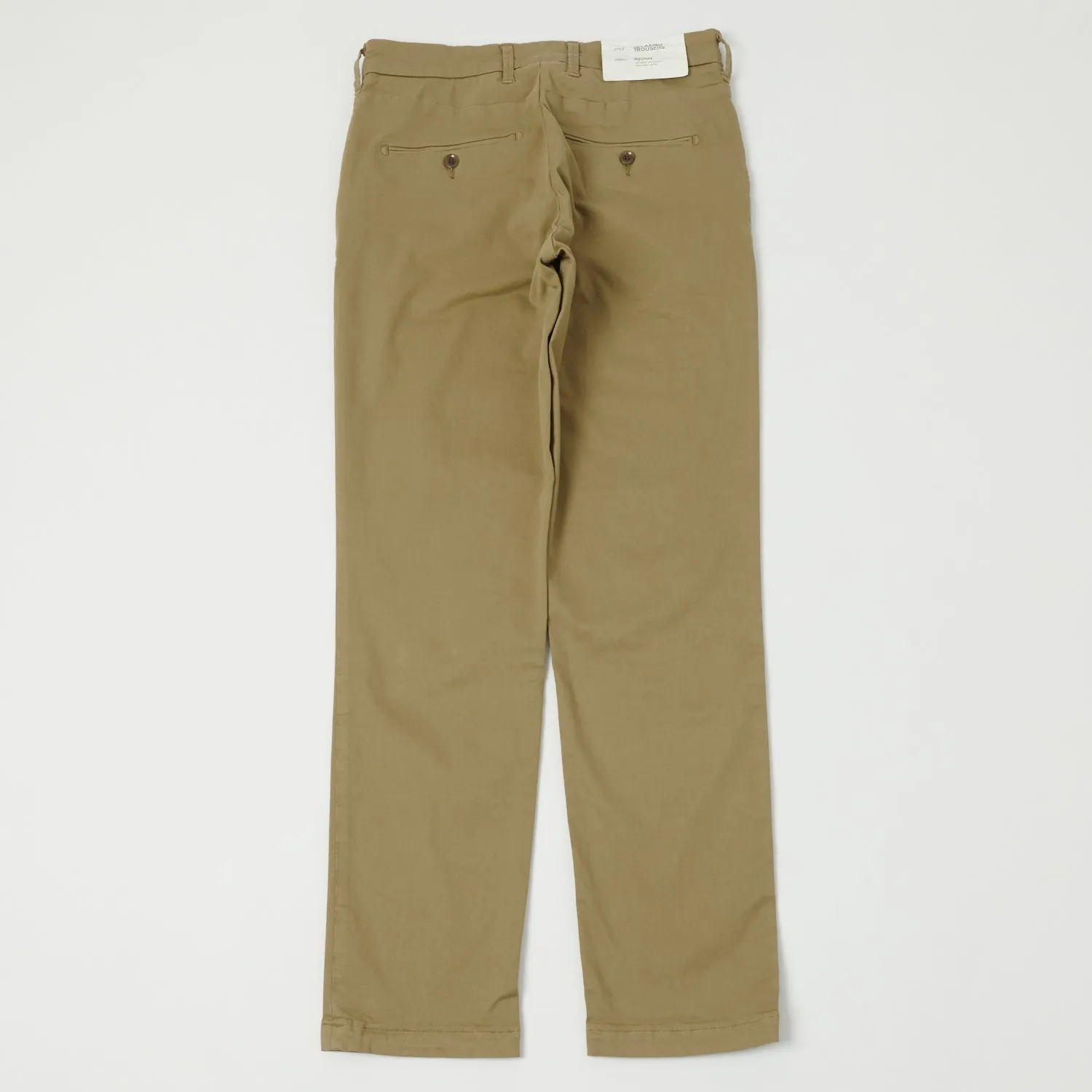 Spellbound Slim Tapered Stretch Chino - Khaki Beige sold by Son of a Stag product image thumbnail 5