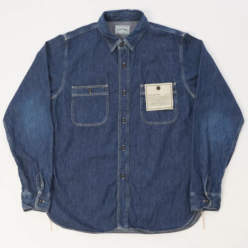 Spellbound Denim Work Shirt - Mid Wash sold by Son of a Stag