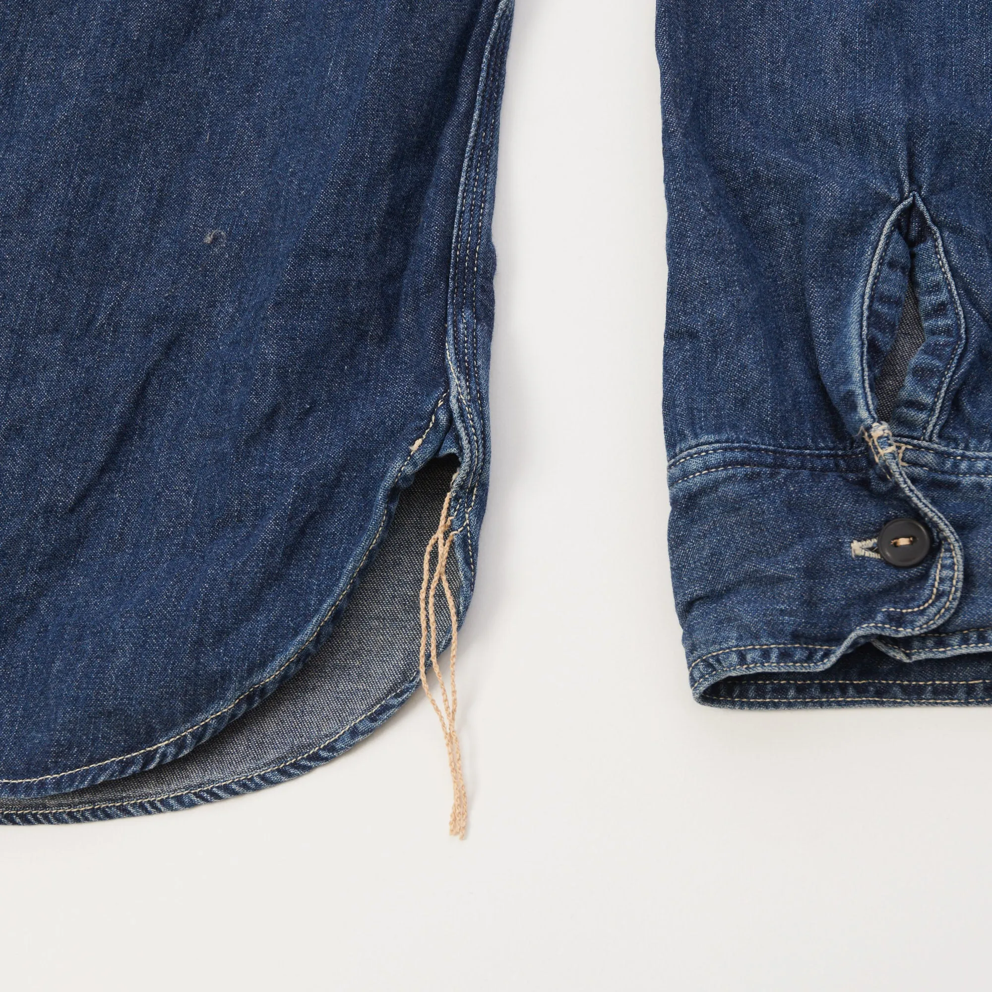 Spellbound Denim Work Shirt - Mid Wash sold by Son of a Stag product image thumbnail 5